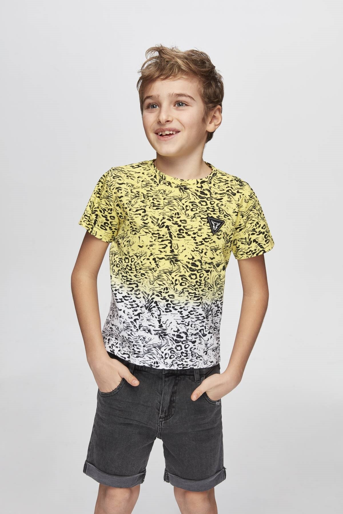 Erkek Çocuk Desenli T-Shirt