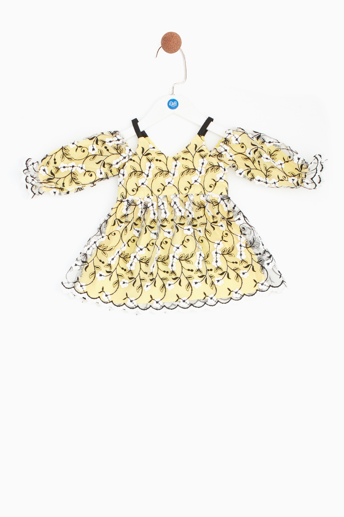Kız Bebek Sarı Elbise