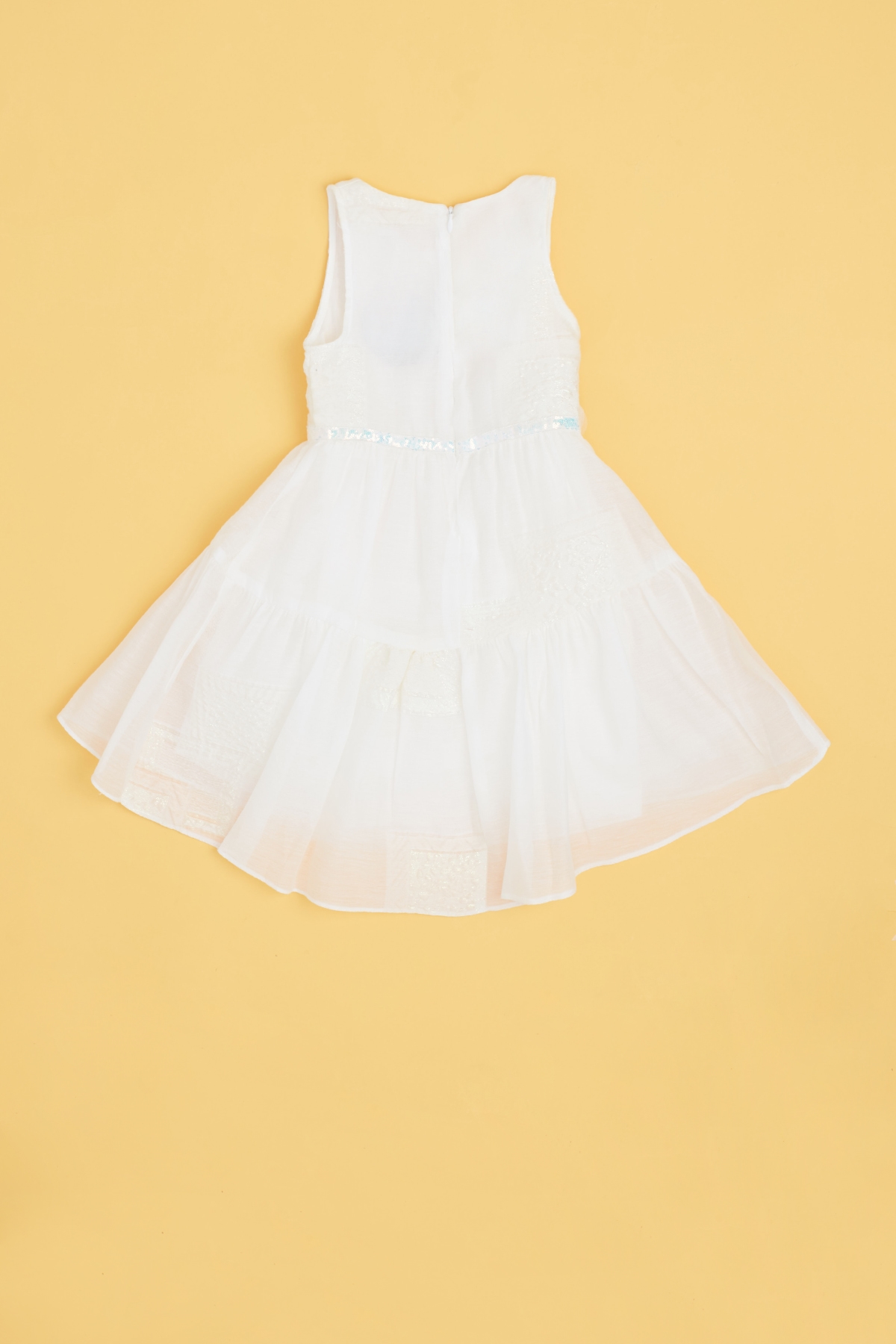 Kız Bebek Beyaz Elbise