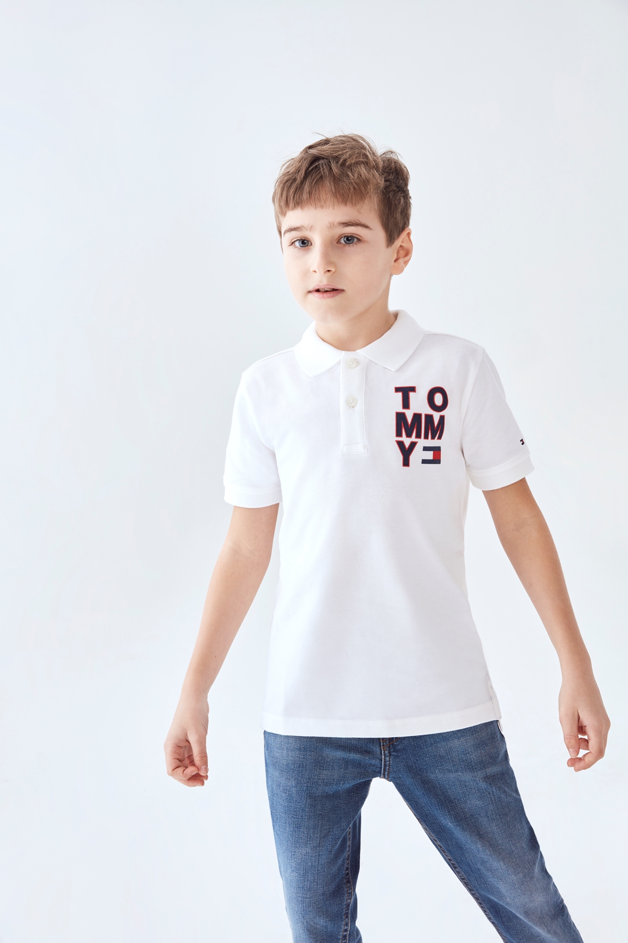 Erkek Çocuk Beyaz T-Shirt