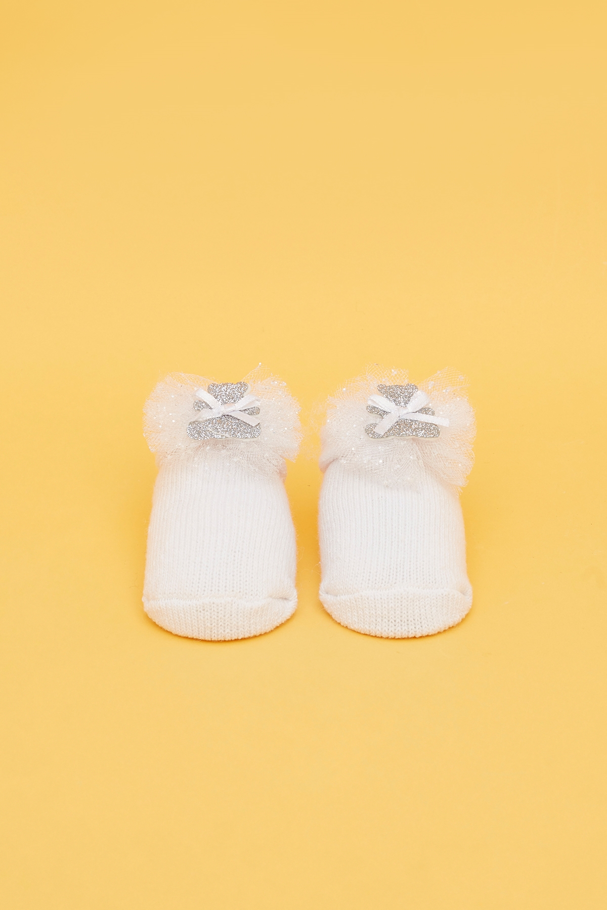 Kız Bebek Beyaz Çorap