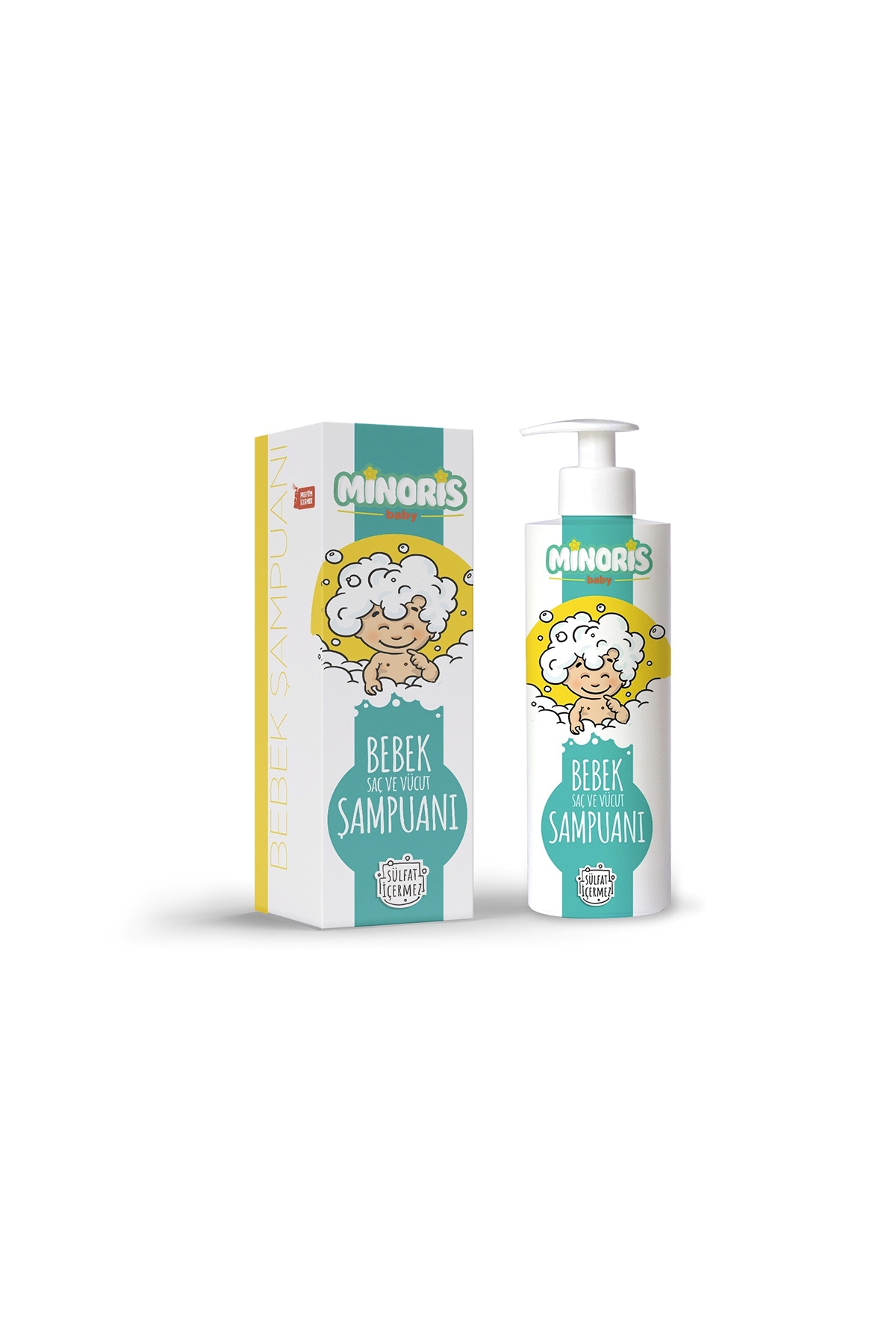 Minoris Baby Organik Saç ve Vücut Şampuanı 400ml BG Store