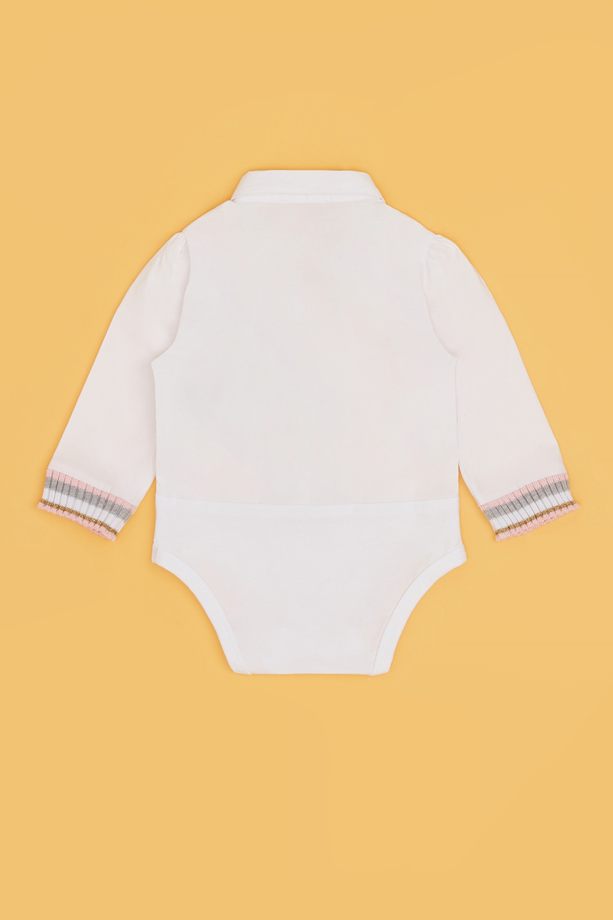 Kız Bebek Beyaz Gömlek