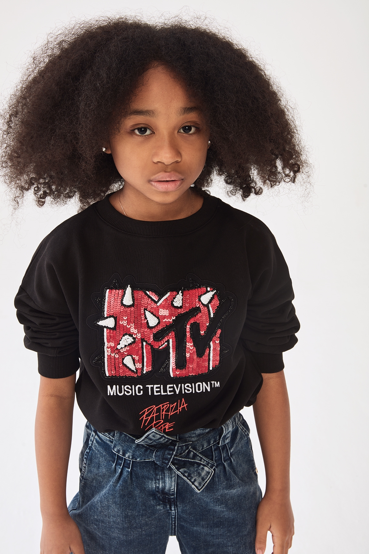 Kız Çocuk Siyah S-Shirt