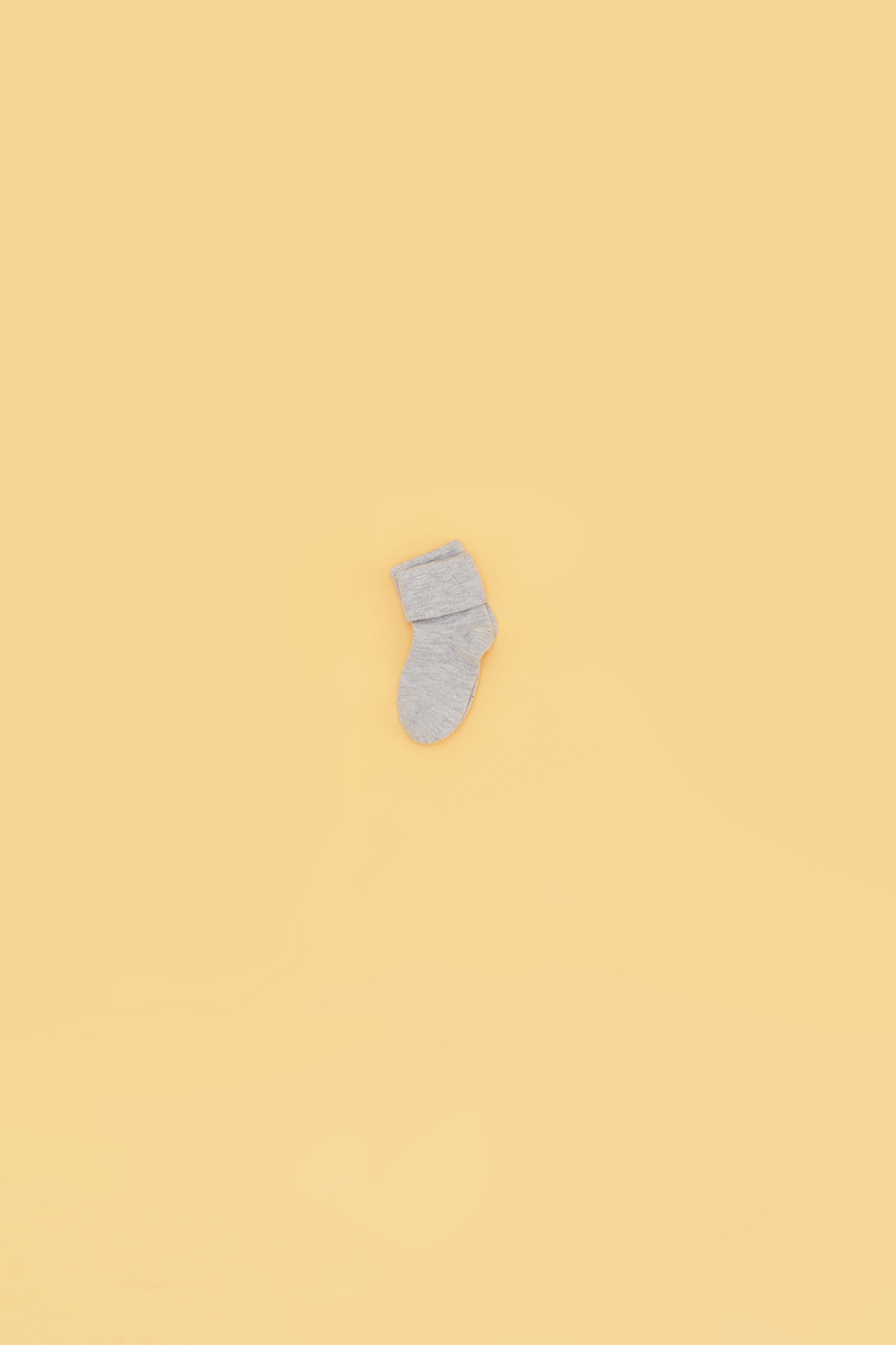 Kız Bebek Beyaz Pembe Gri Çorap