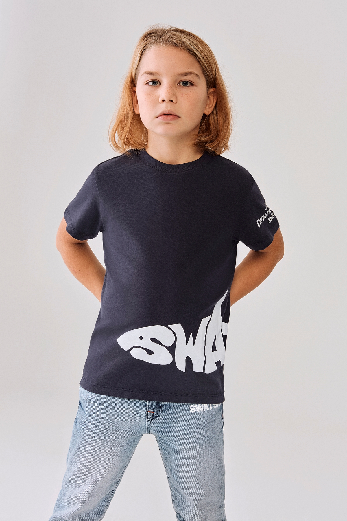 Erkek Çocuk Lacivert T-Shirt
