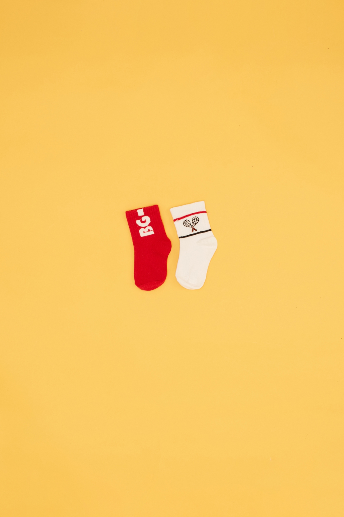 Erkek Bebek Kırmızı 2li Çorap