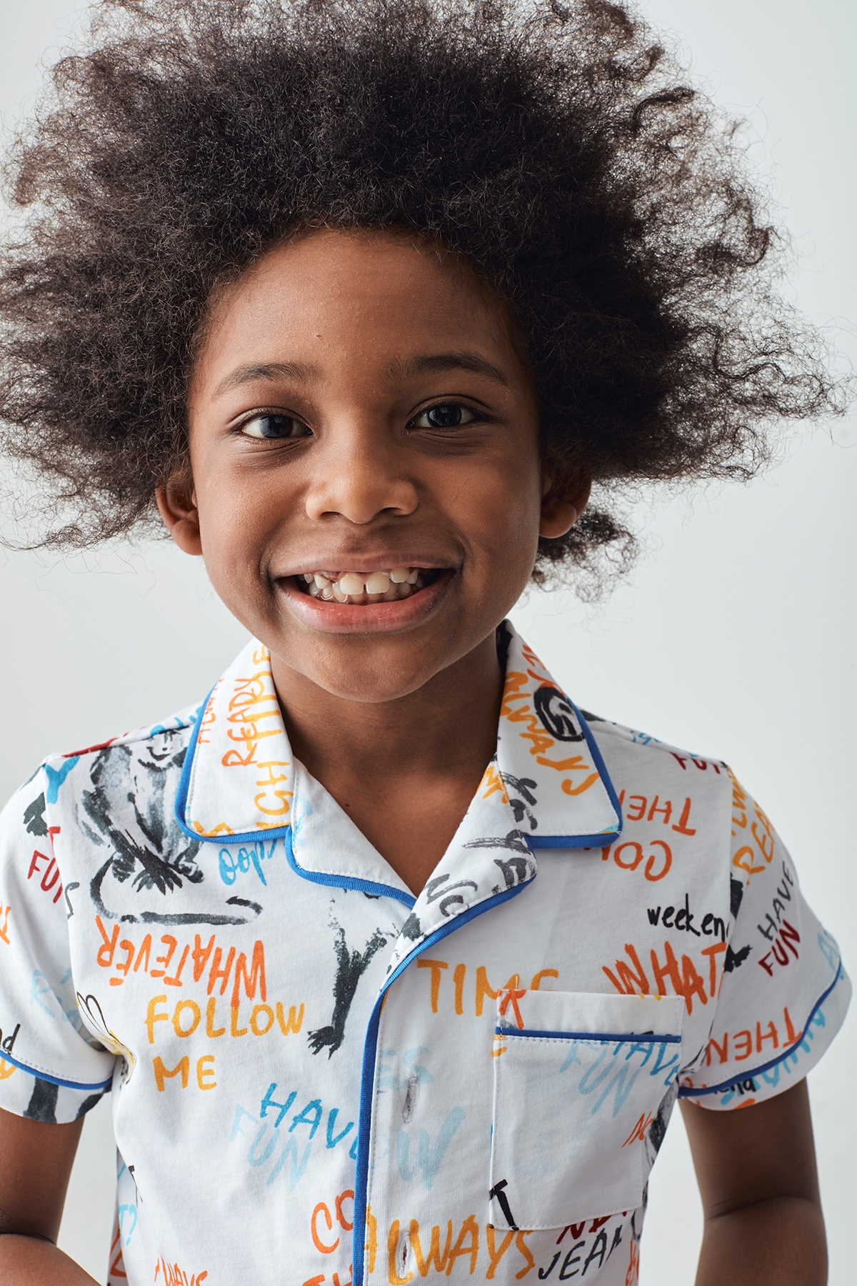 Erkek Çocuk Desenli Pijama Takımı