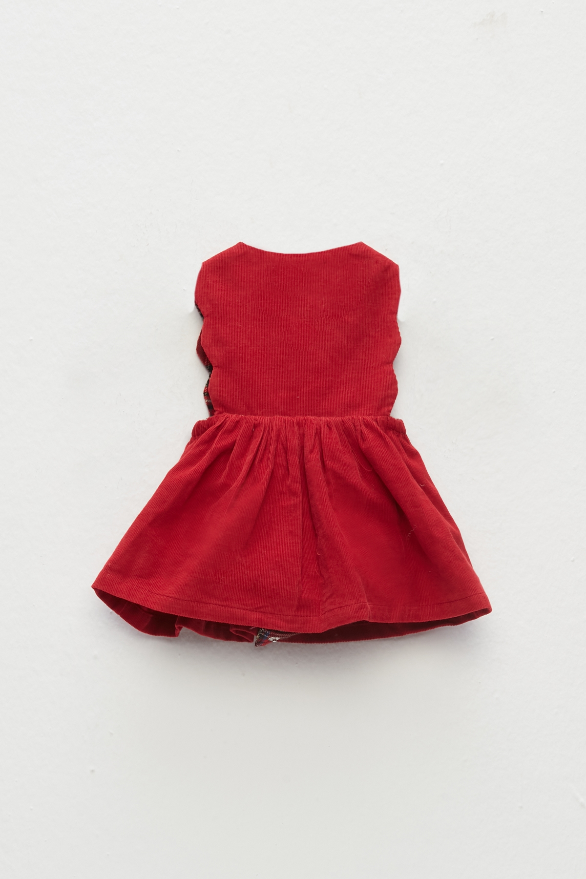Kız Bebek Kırmızı Elbise Takım