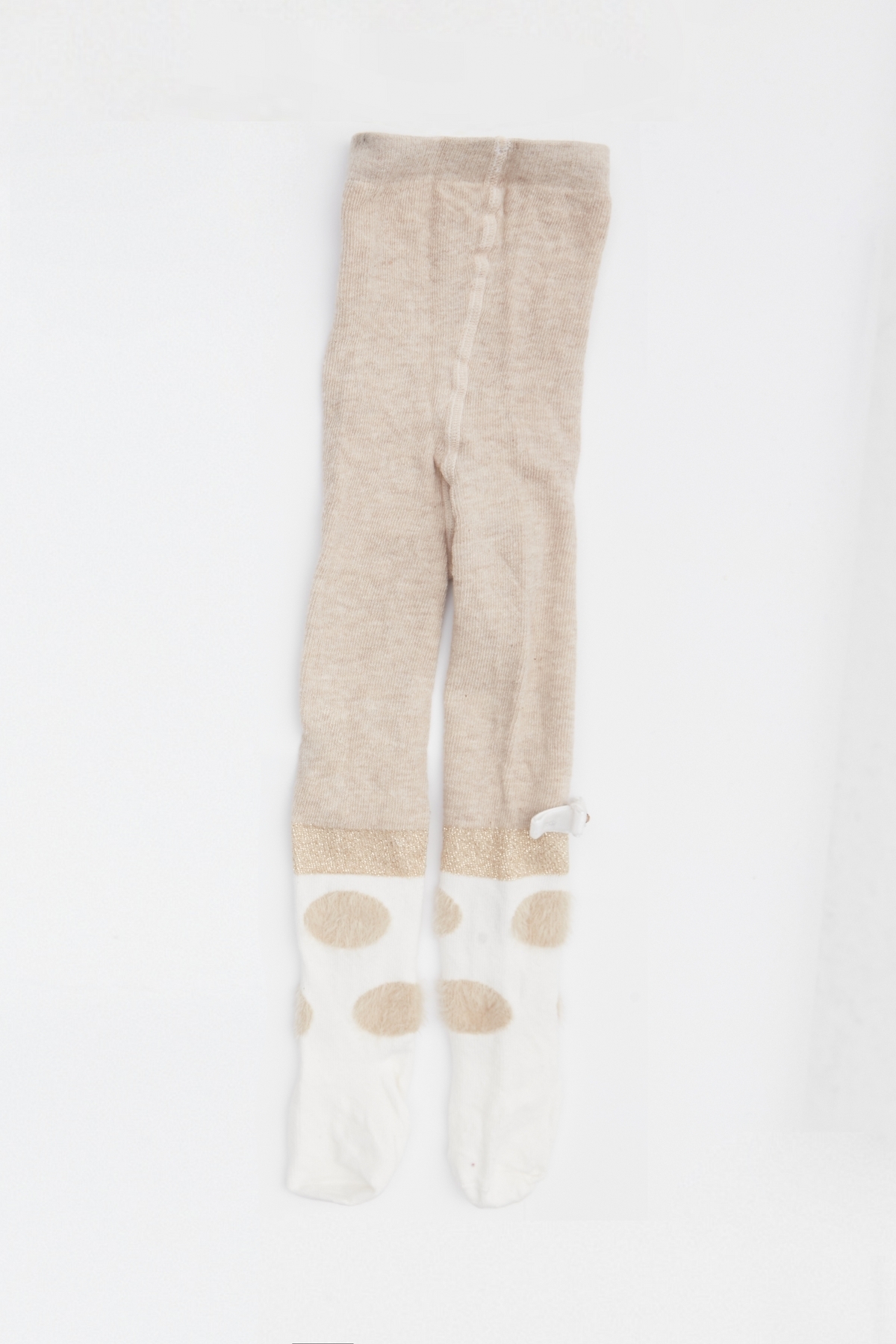 Kız Bebek Bej Külotlu Çorap