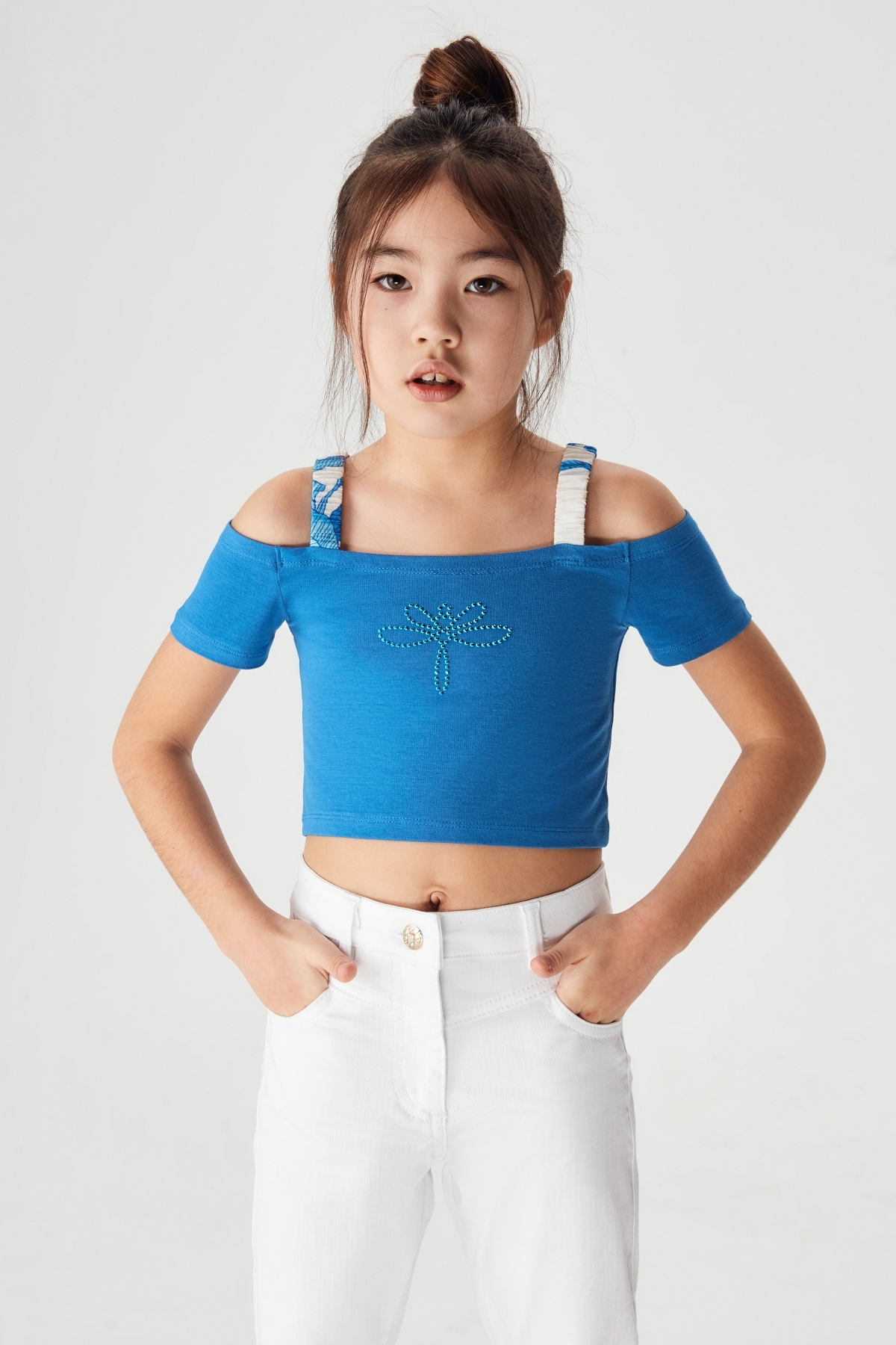 Kız Çocuk Lacivert T-Shirt