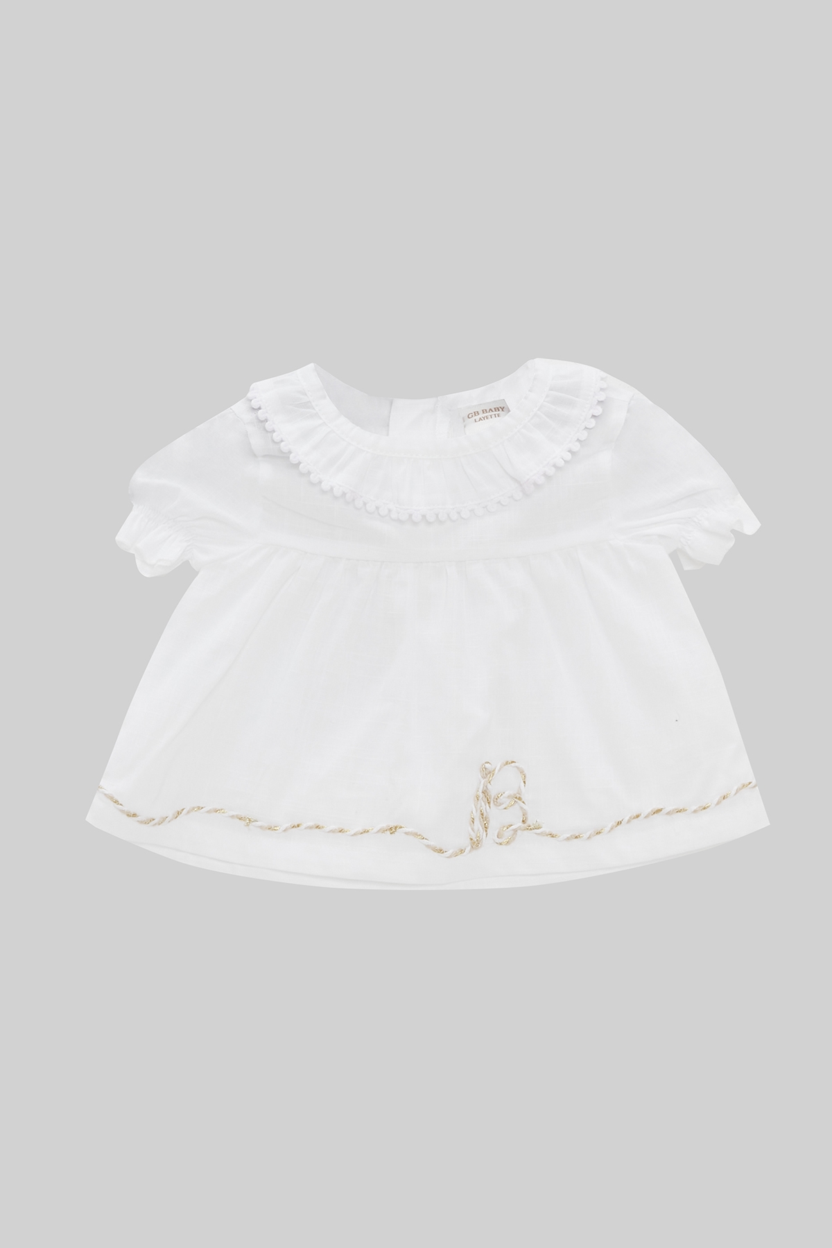 Kız Bebek Beyaz Bluz
