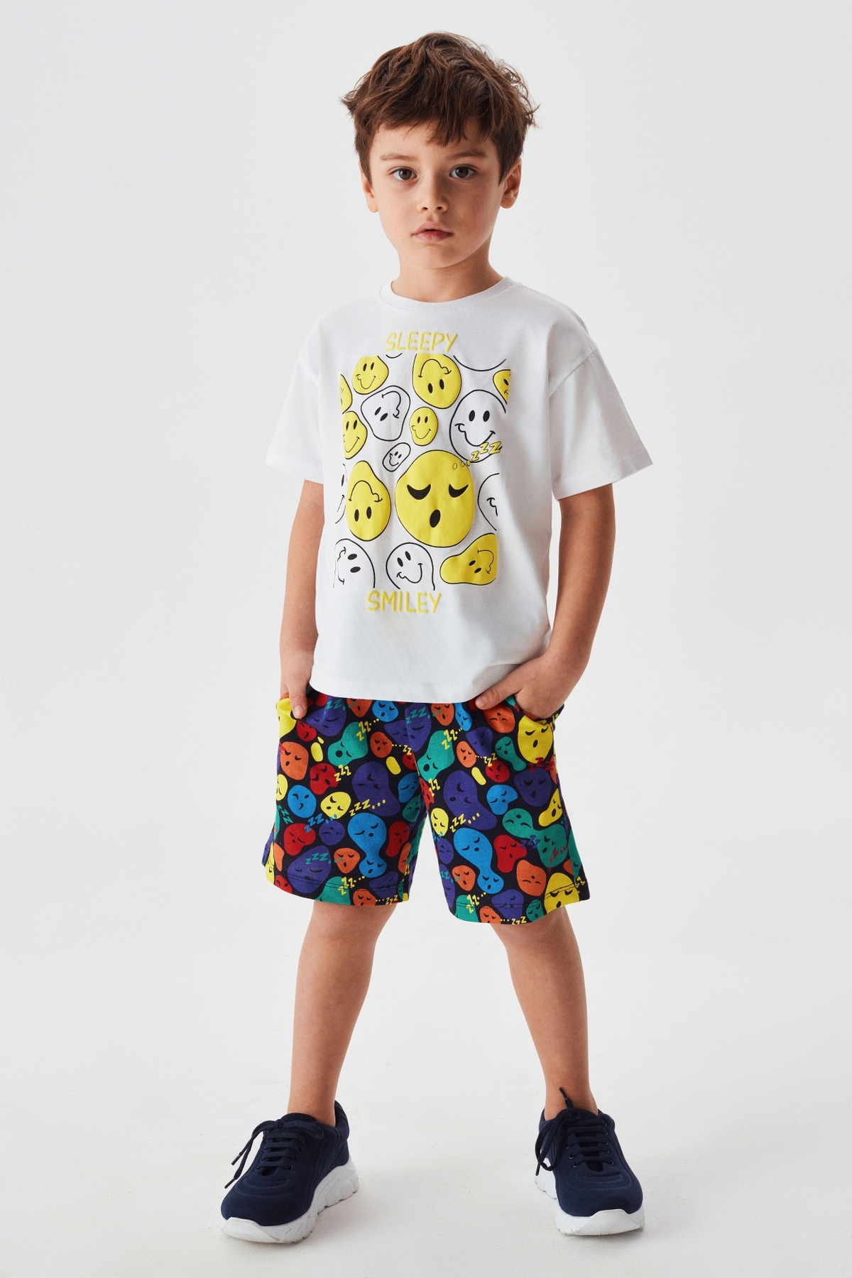 Erkek Çocuk Desenli Pijama Takım