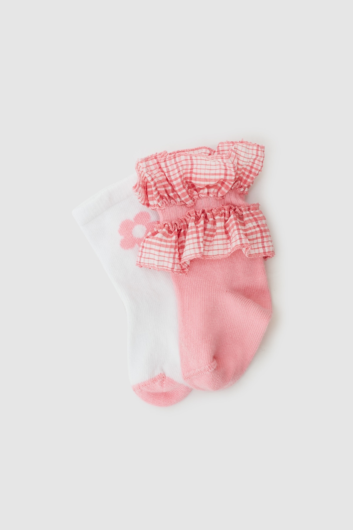 Kız Bebek Pembe Çorap