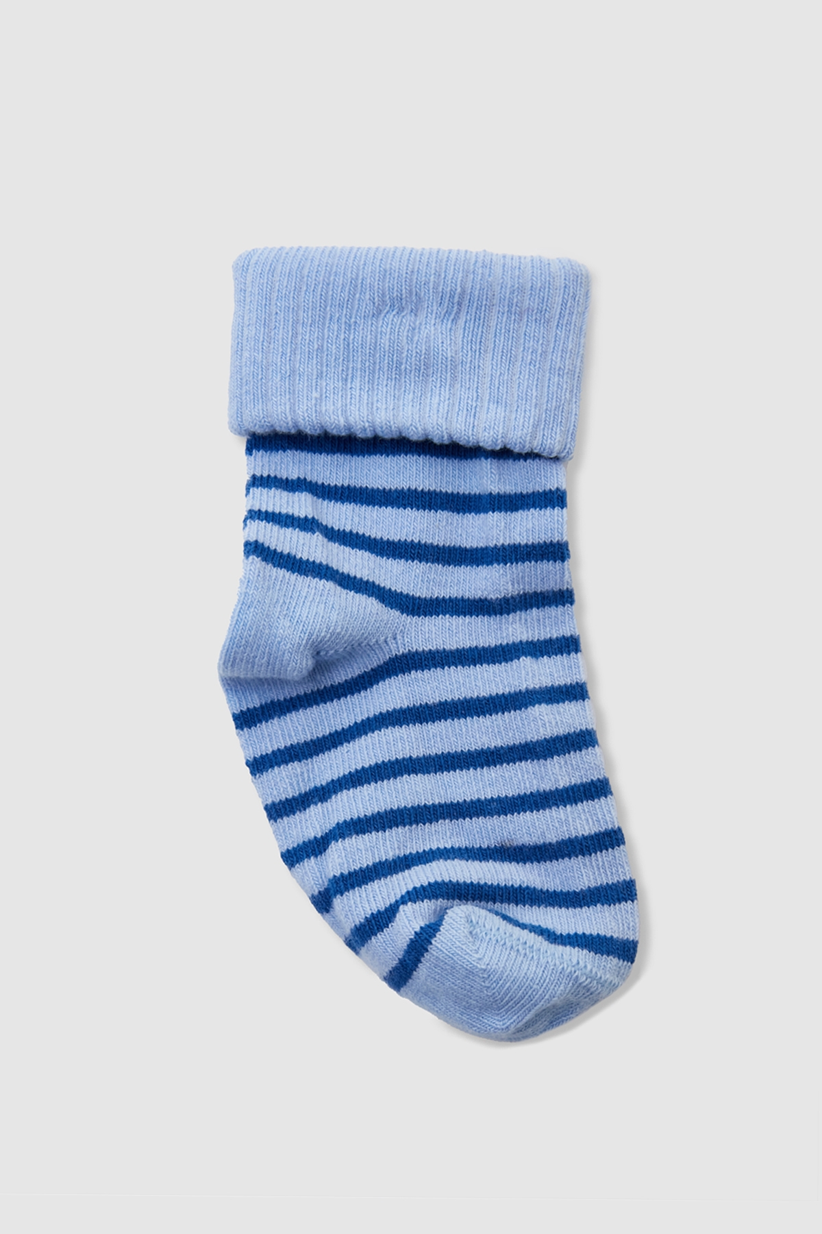 Erkek Bebek Mavi 3lü Çorap Seti