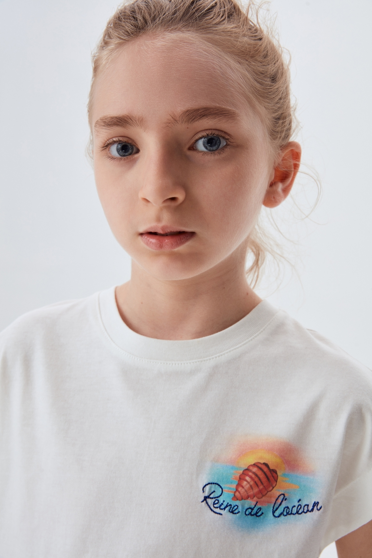Kız Çocuk Bej T-Shirt