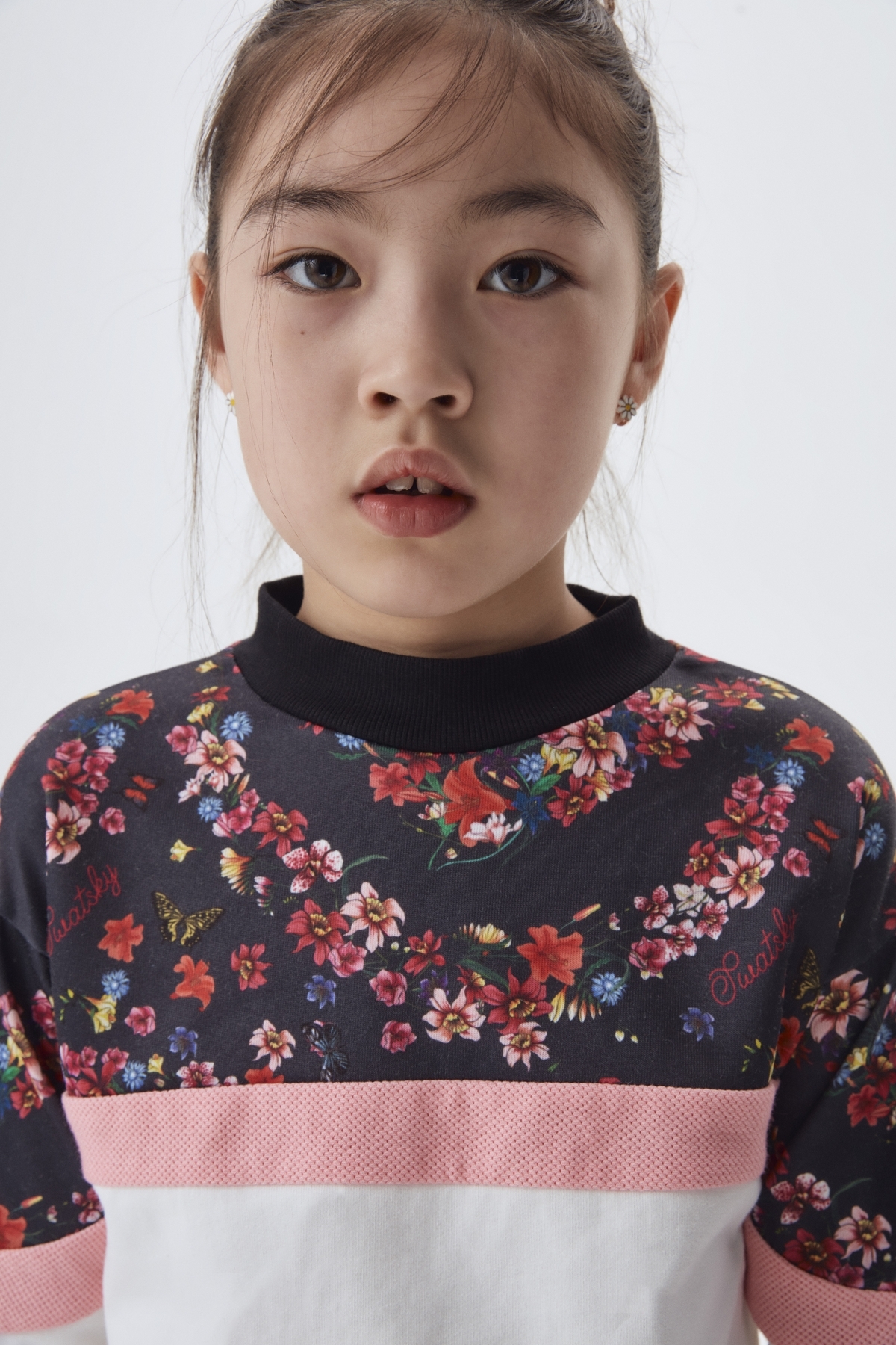 Kız Çocuk Renkli Sweatshirt