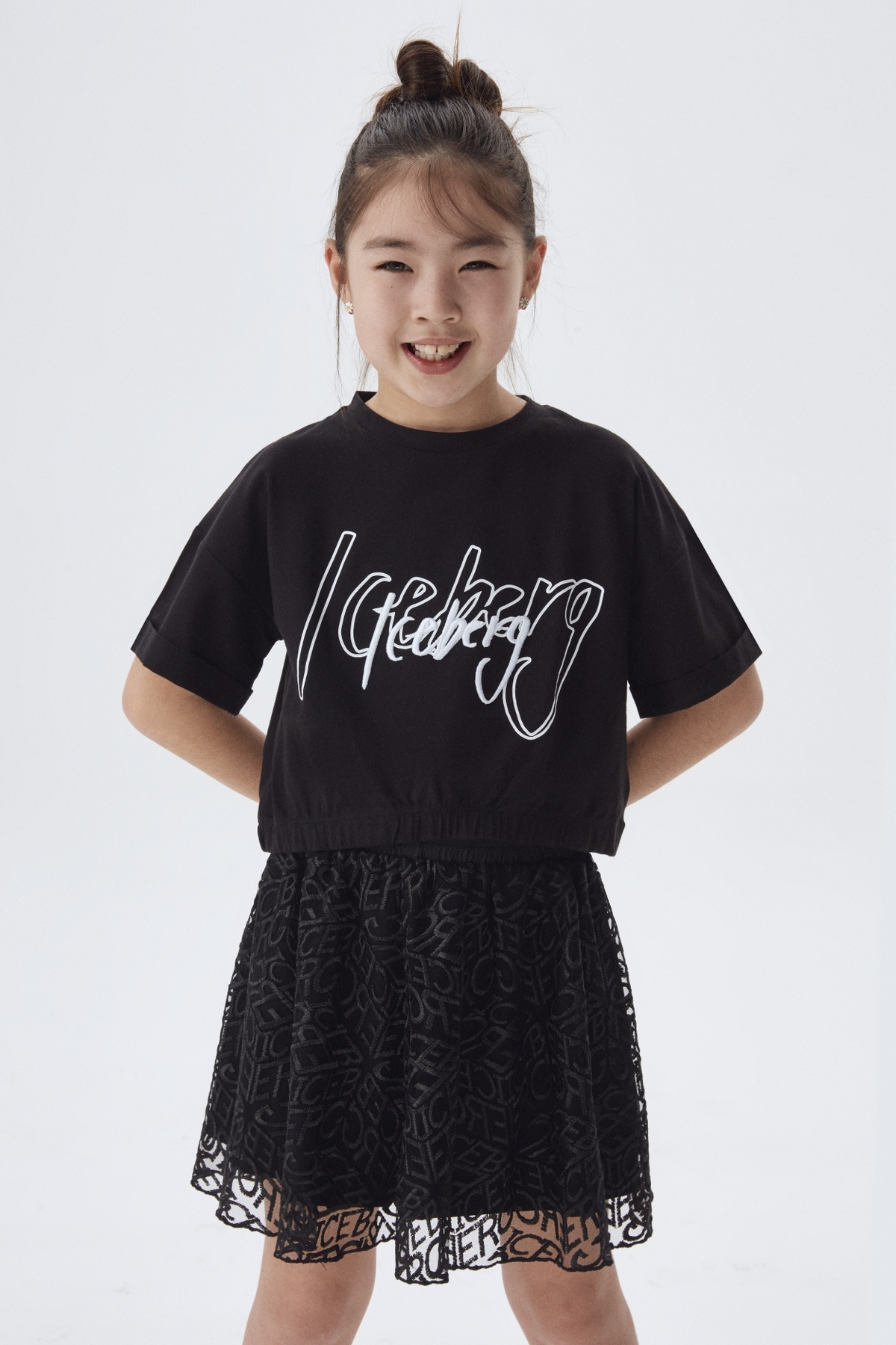 Kız Çocuk Siyah T-Shirt