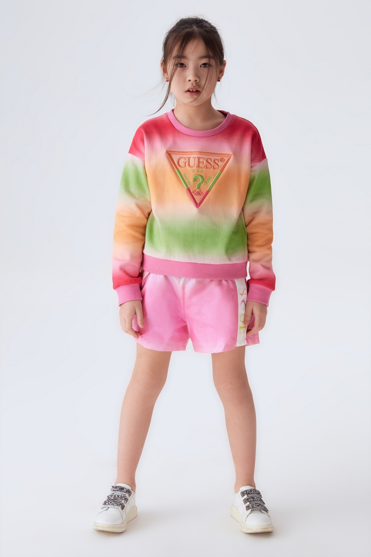 Kız Çocuk Desenli Sweatshirt