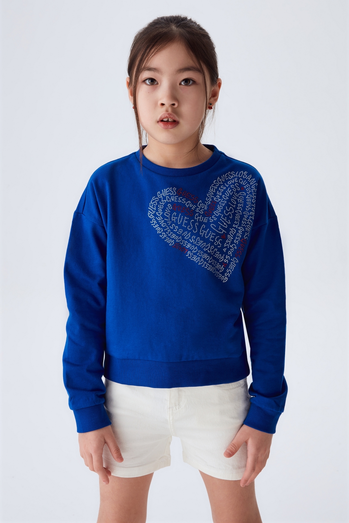Kız Çocuk Lacivert Sweatshirt 
