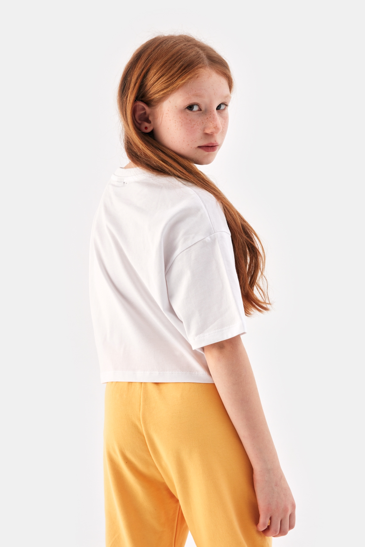 Kız Çocuk Beyaz Tshirt