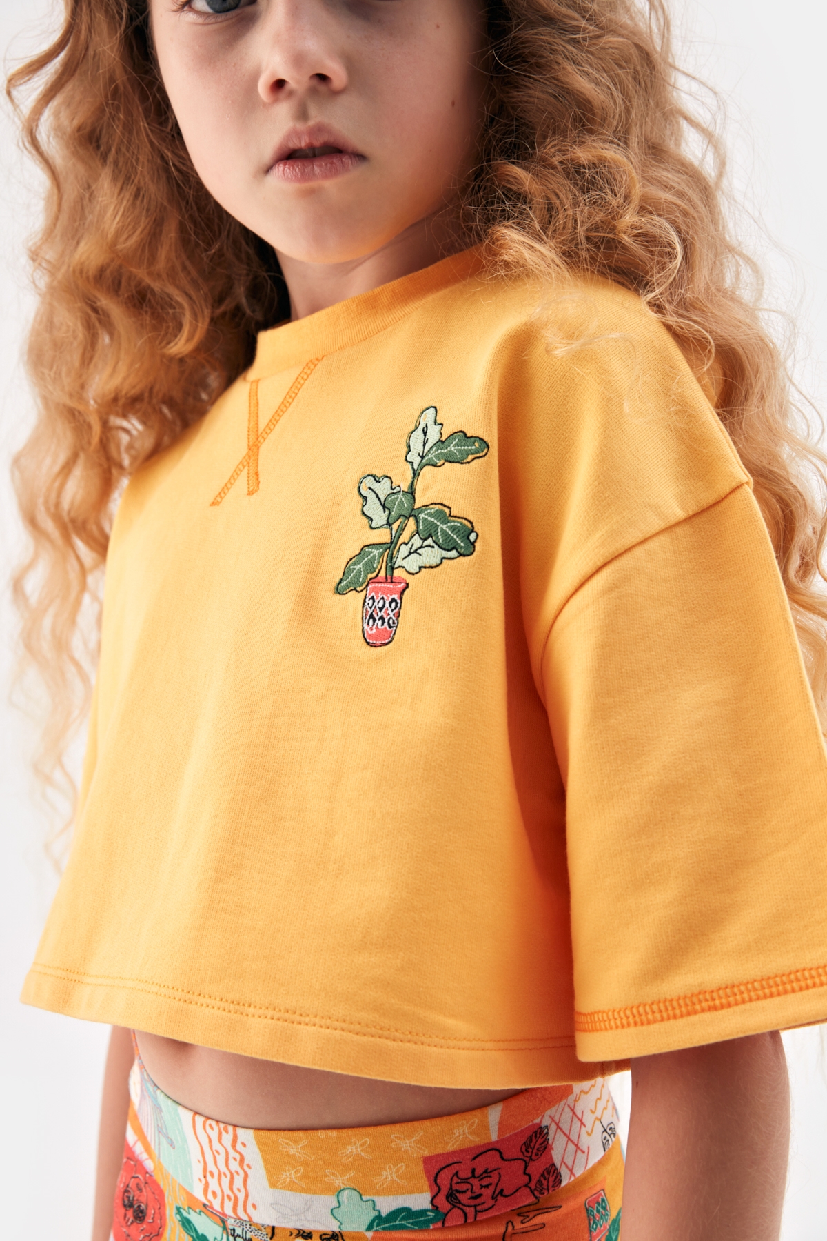 Kız Çocuk Sarı Sweatshirt