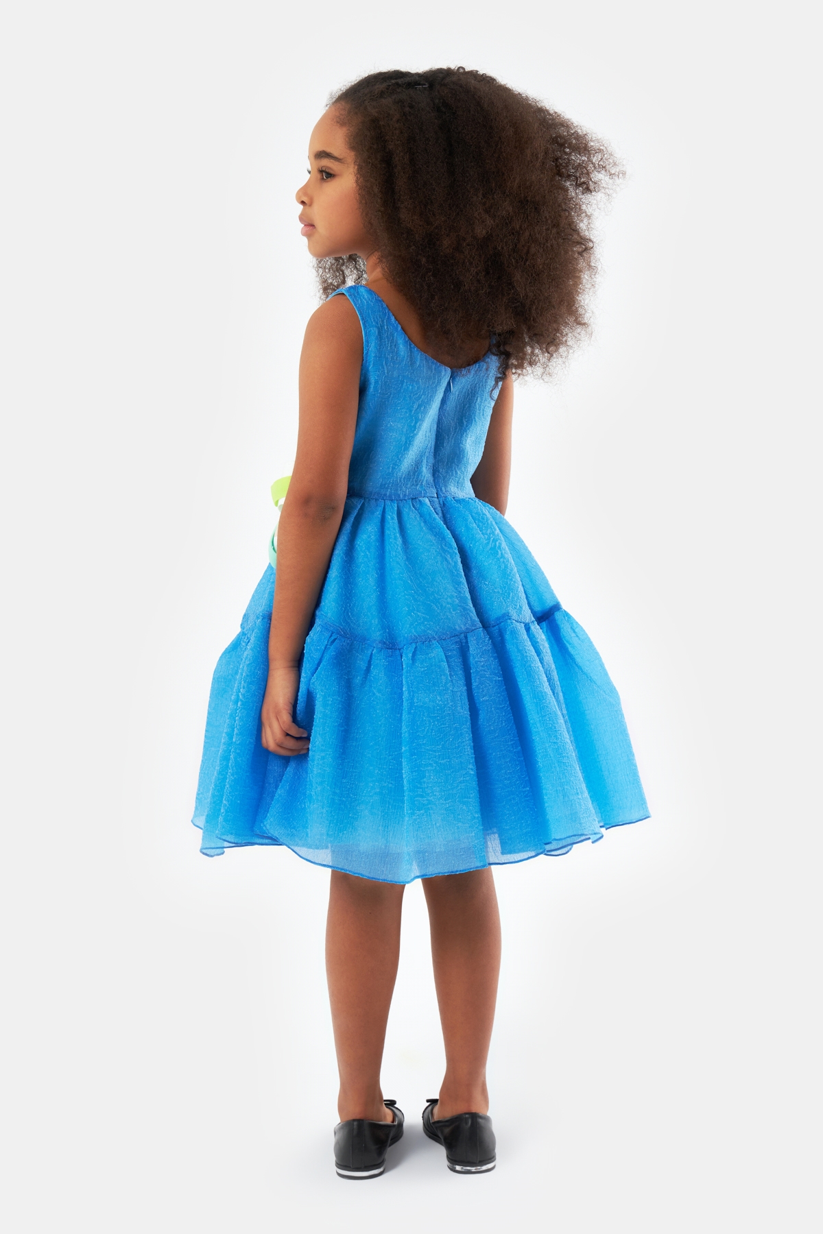 Kız Çocuk Mavi Elbise