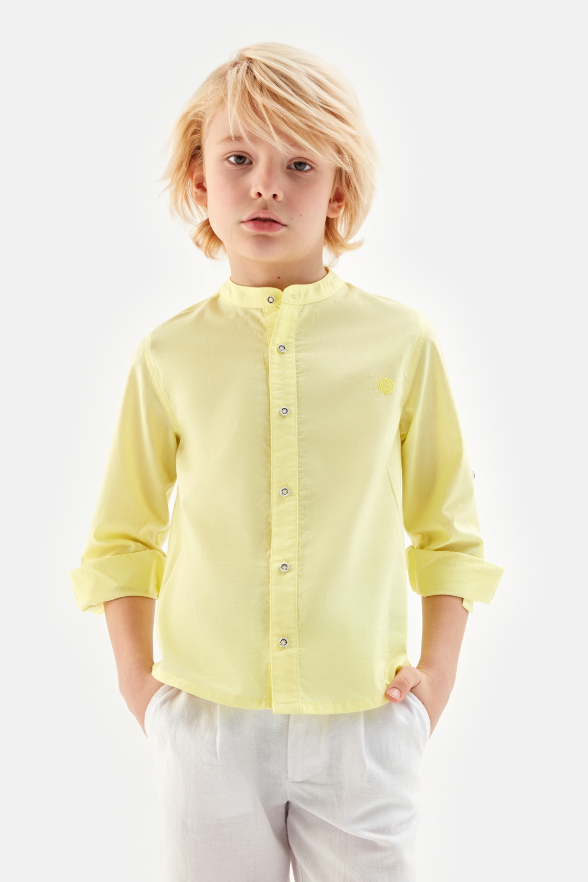 Erkek Çocuk Sarı Gömlek