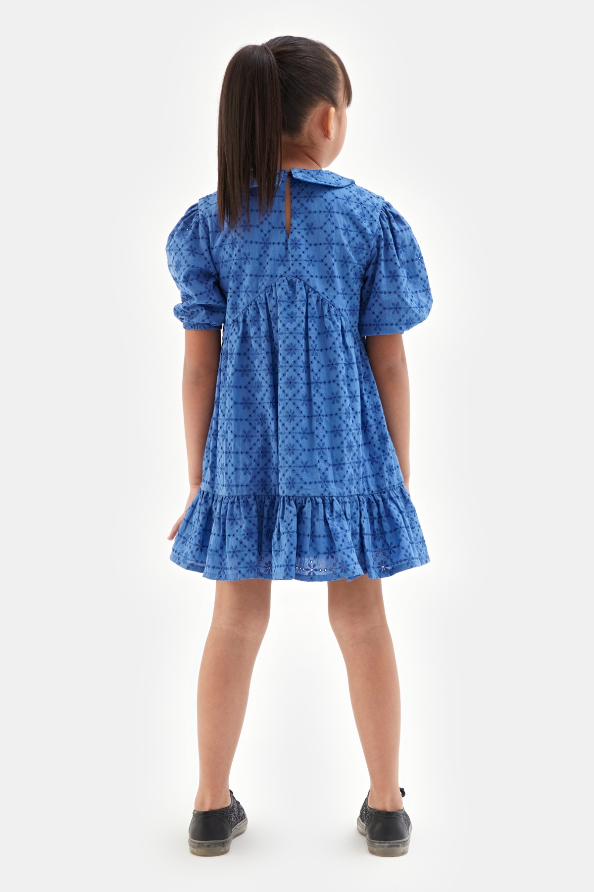 Kız Çocuk Mavi Elbise