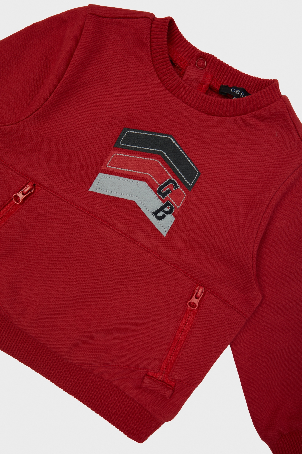 Erkek Bebek Kırmızı Sweatshirt