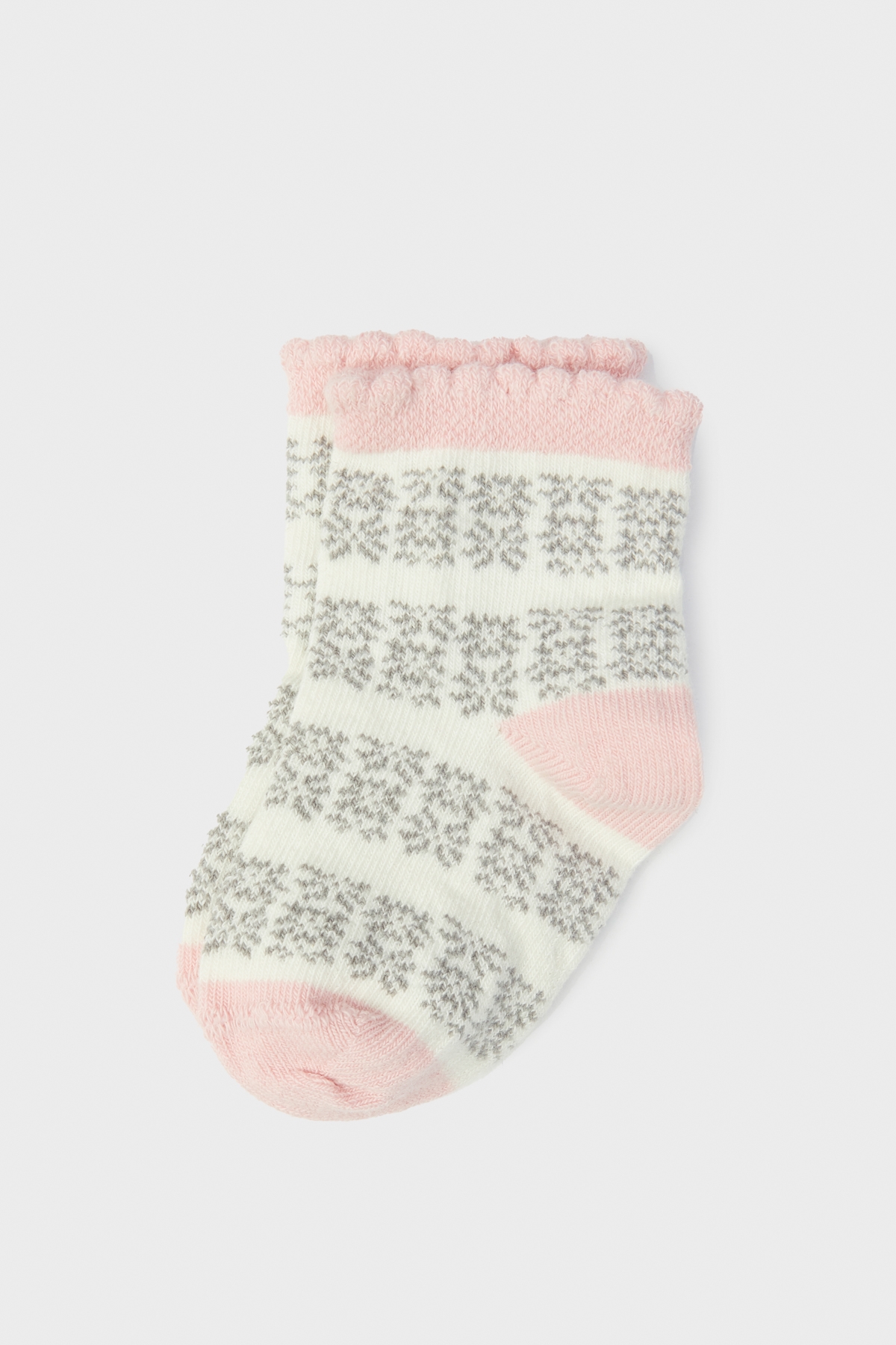 Kız Bebek Desenli Çorap