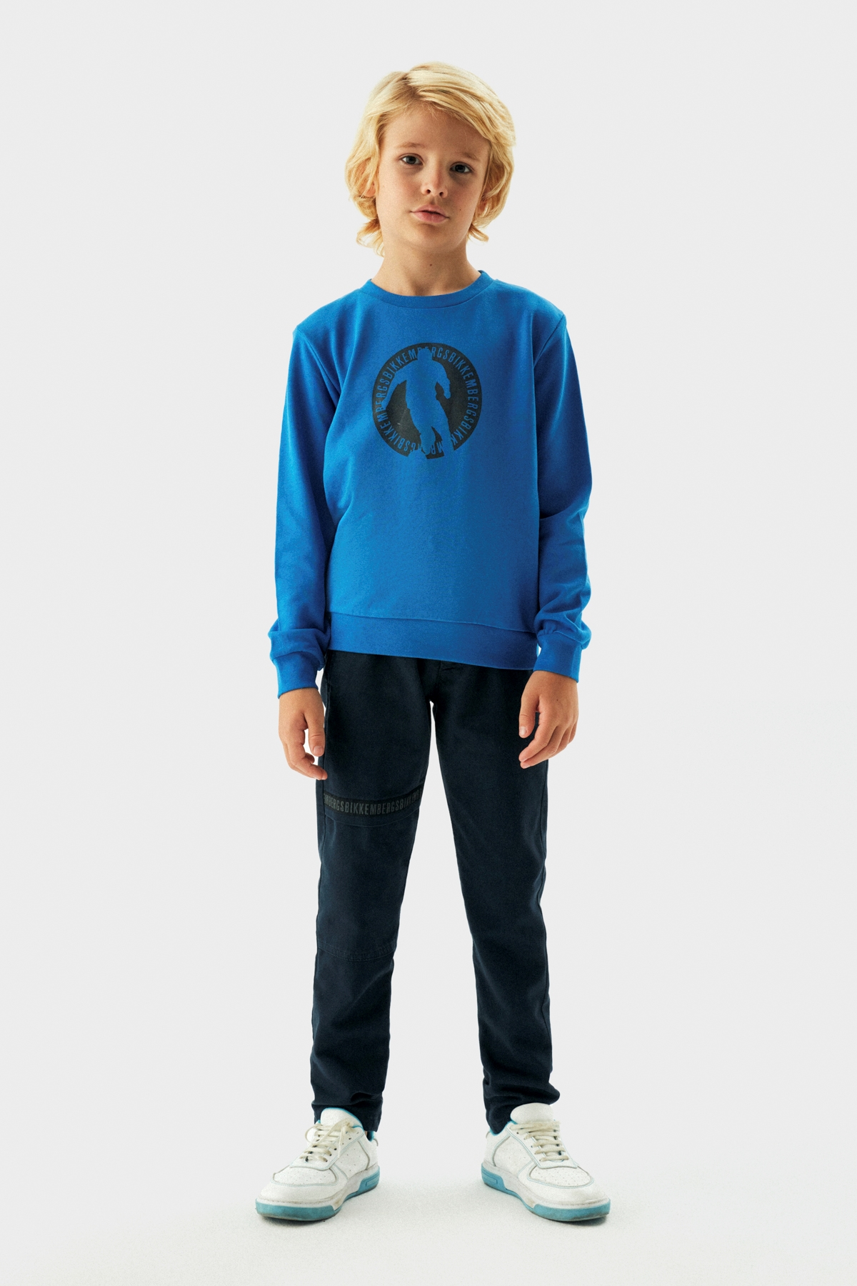 Erkek Çocuk Mavi Sweatshirt