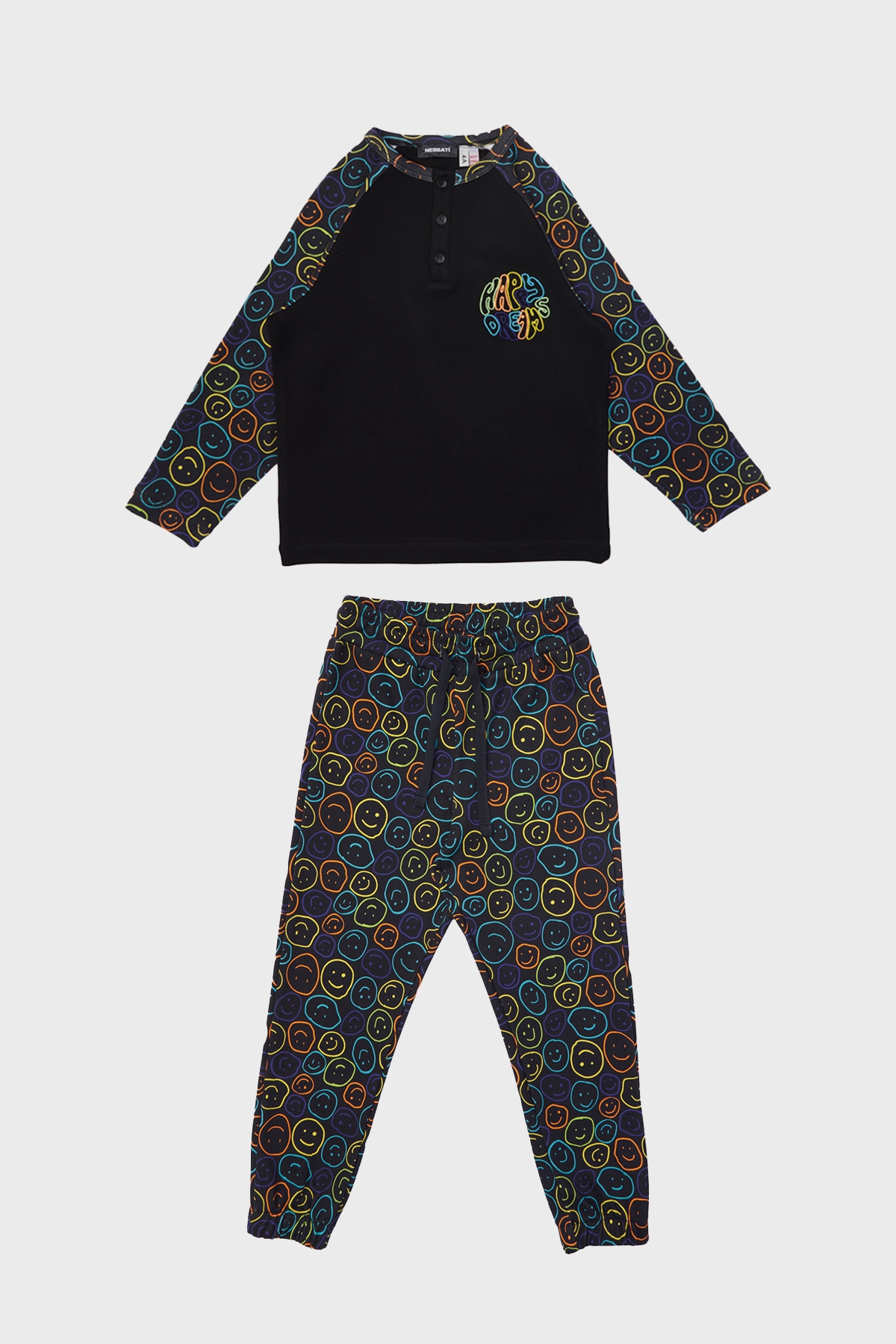 Erkek Çocuk Desenli Pijama Takımı