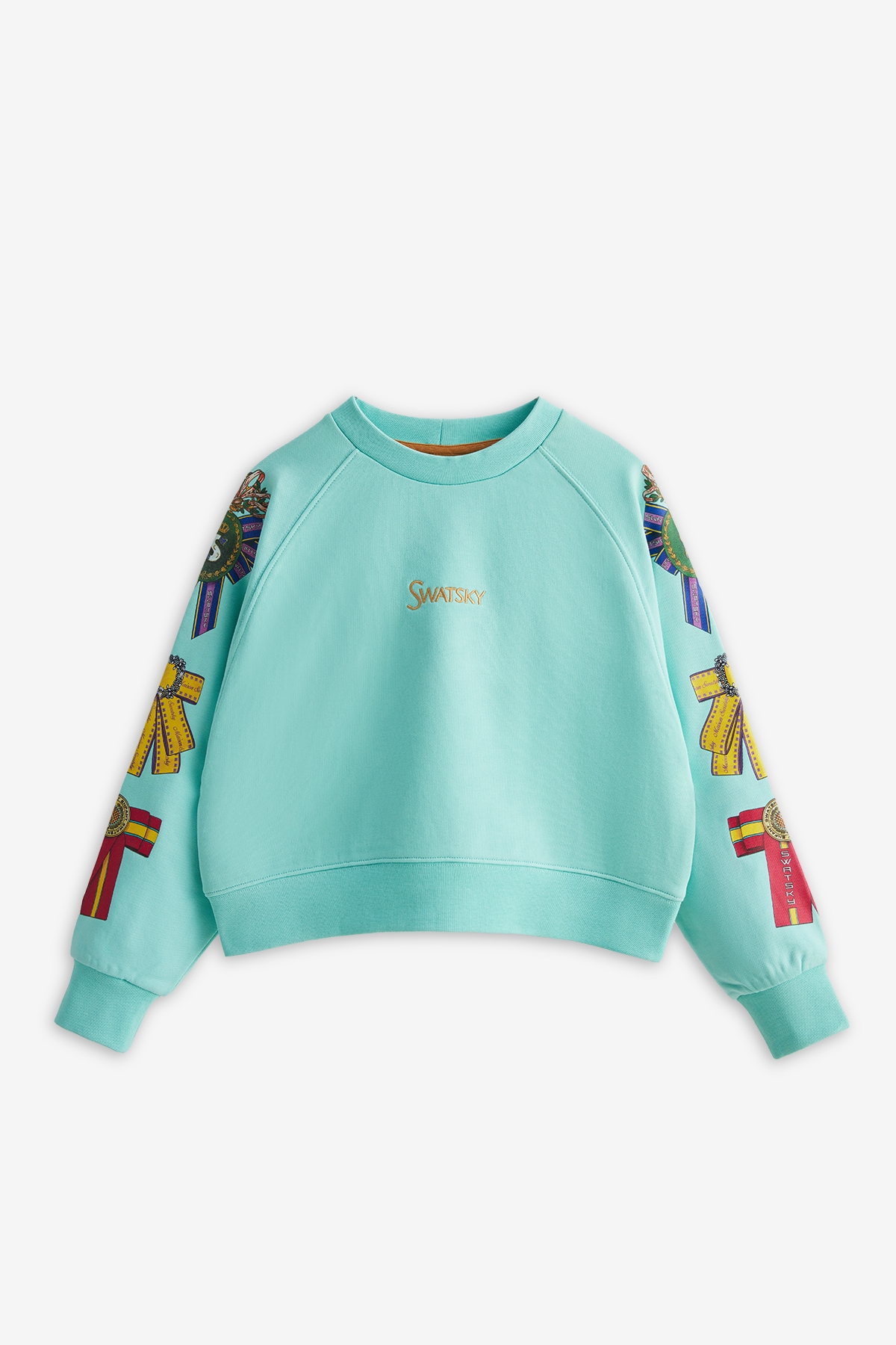 Kız Çocuk Turkuaz Sweatshirt