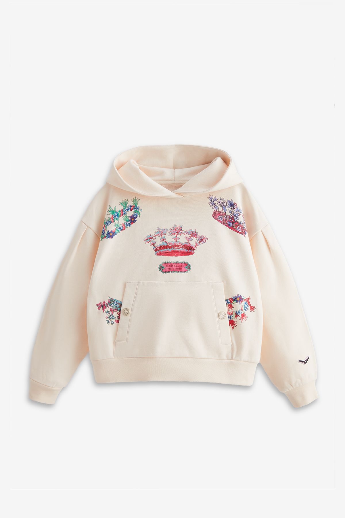 Kız Çocuk Krem Sweatshirt