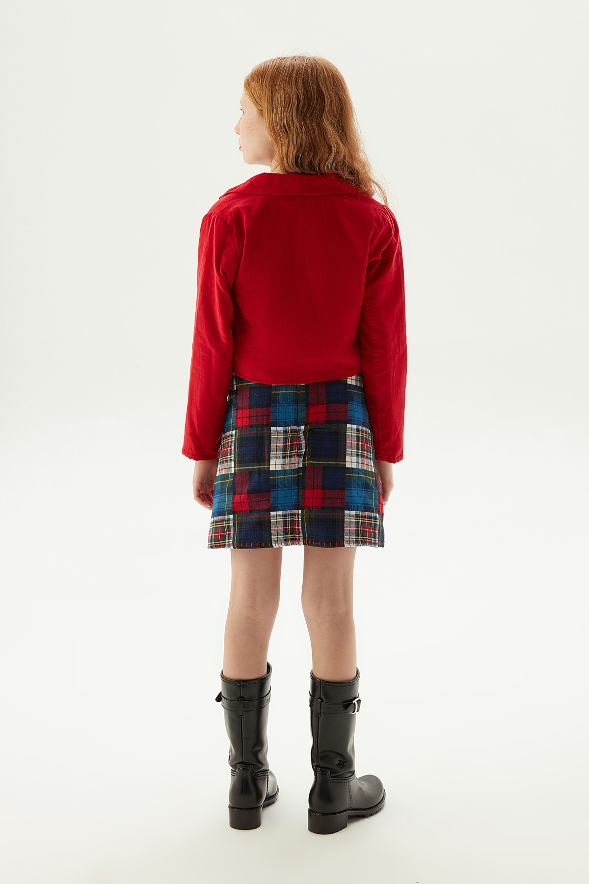 Kız Çocuk Kırmızı Ceket