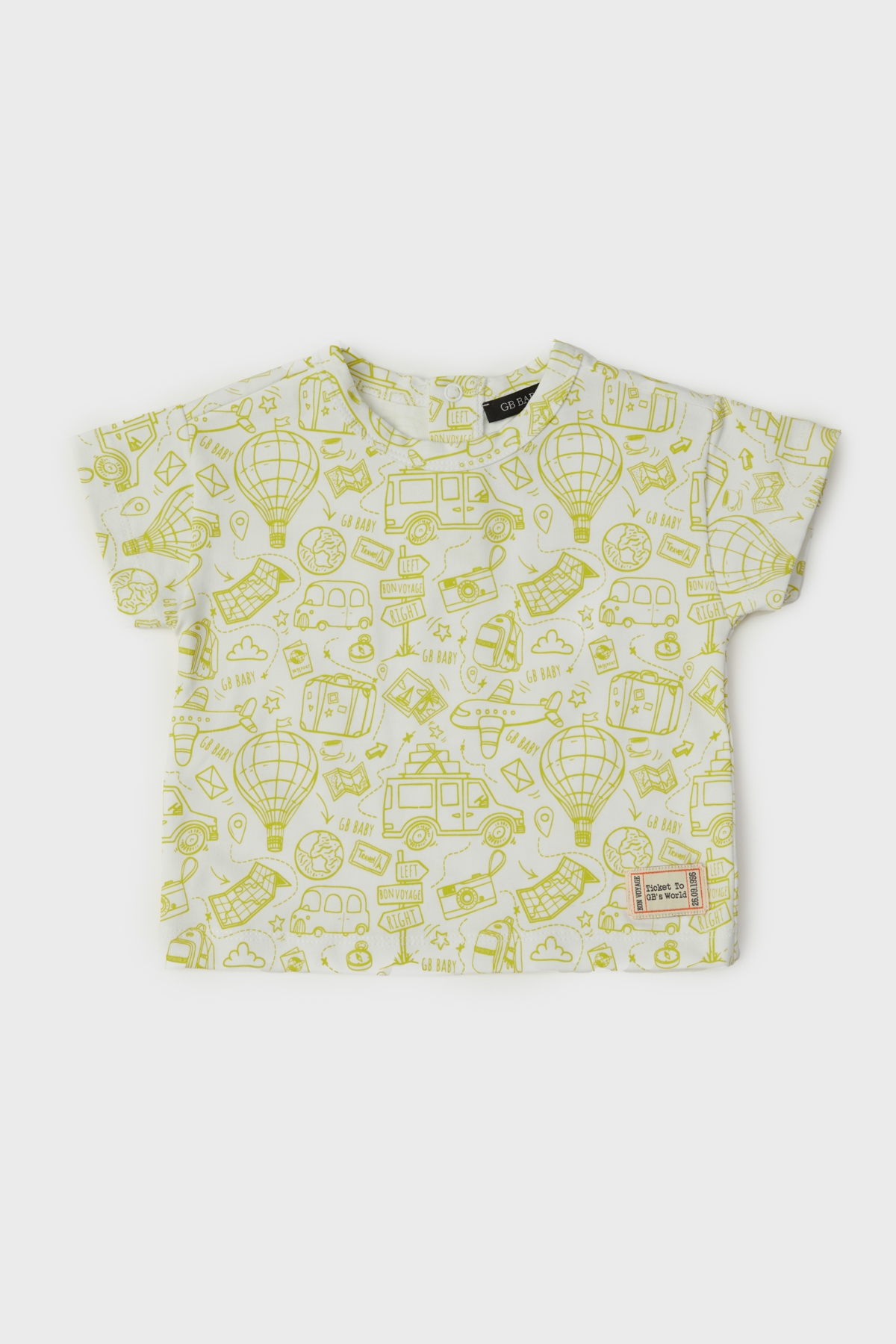 Erkek Bebek Desenli T-Shirt
