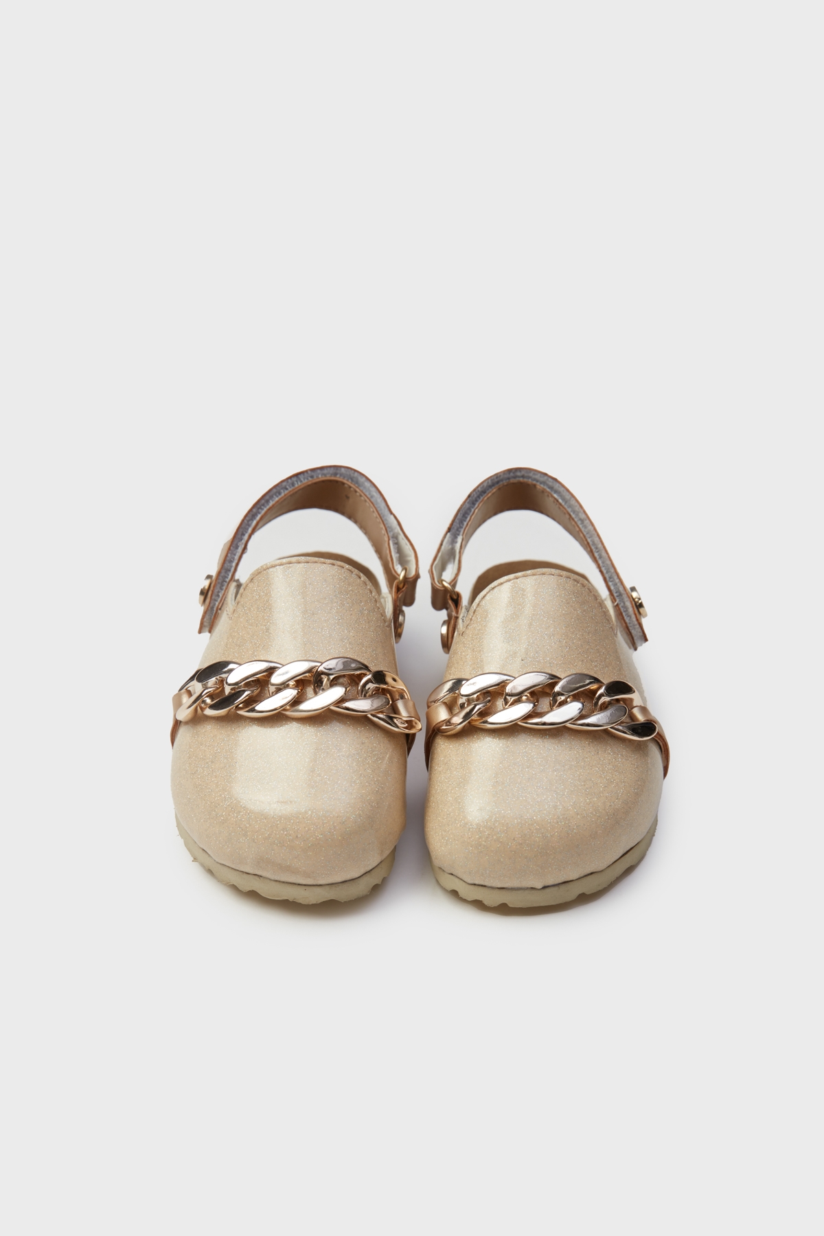 Kız Bebek Gold Sandalet 