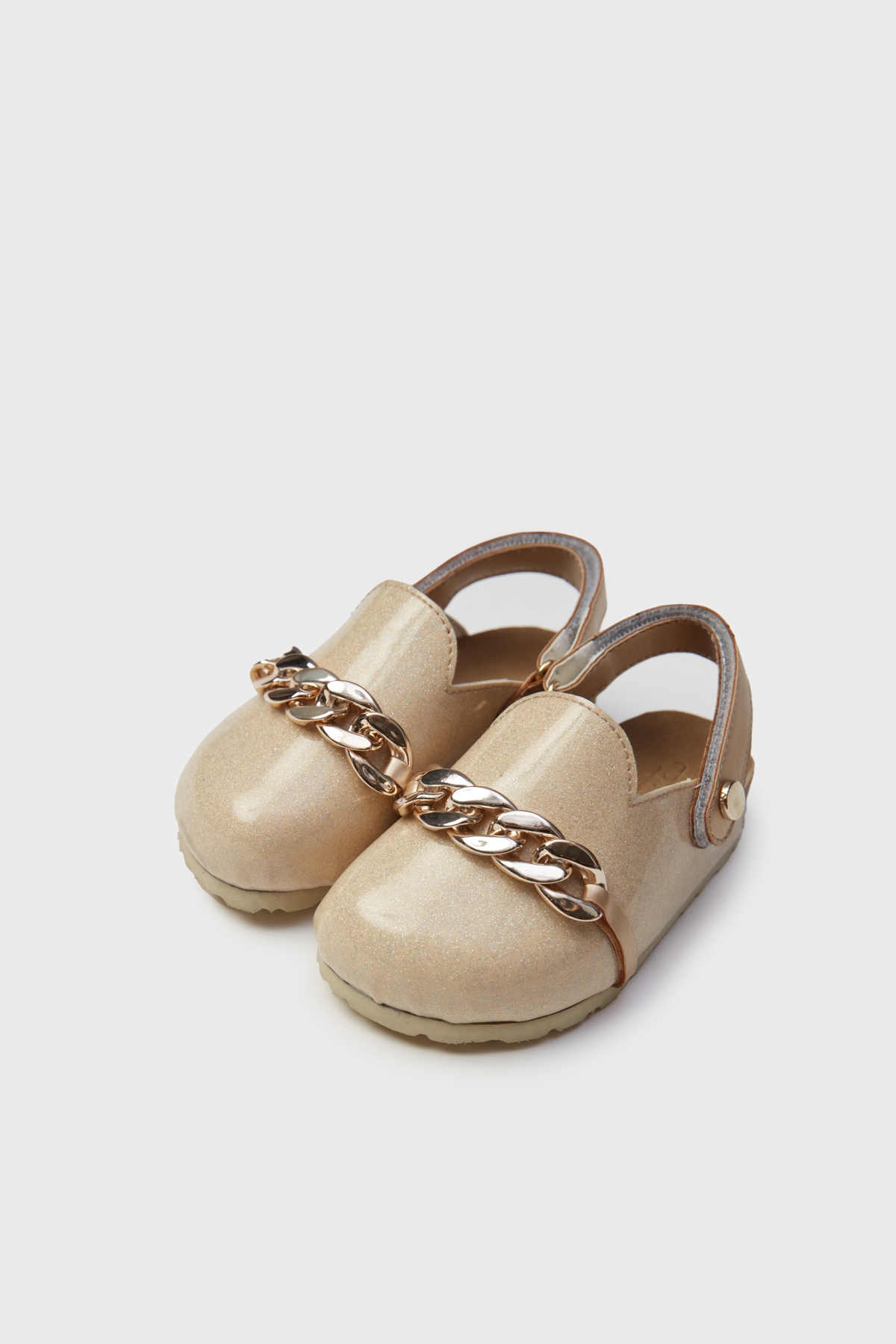 Kız Bebek Gold Sandalet 
