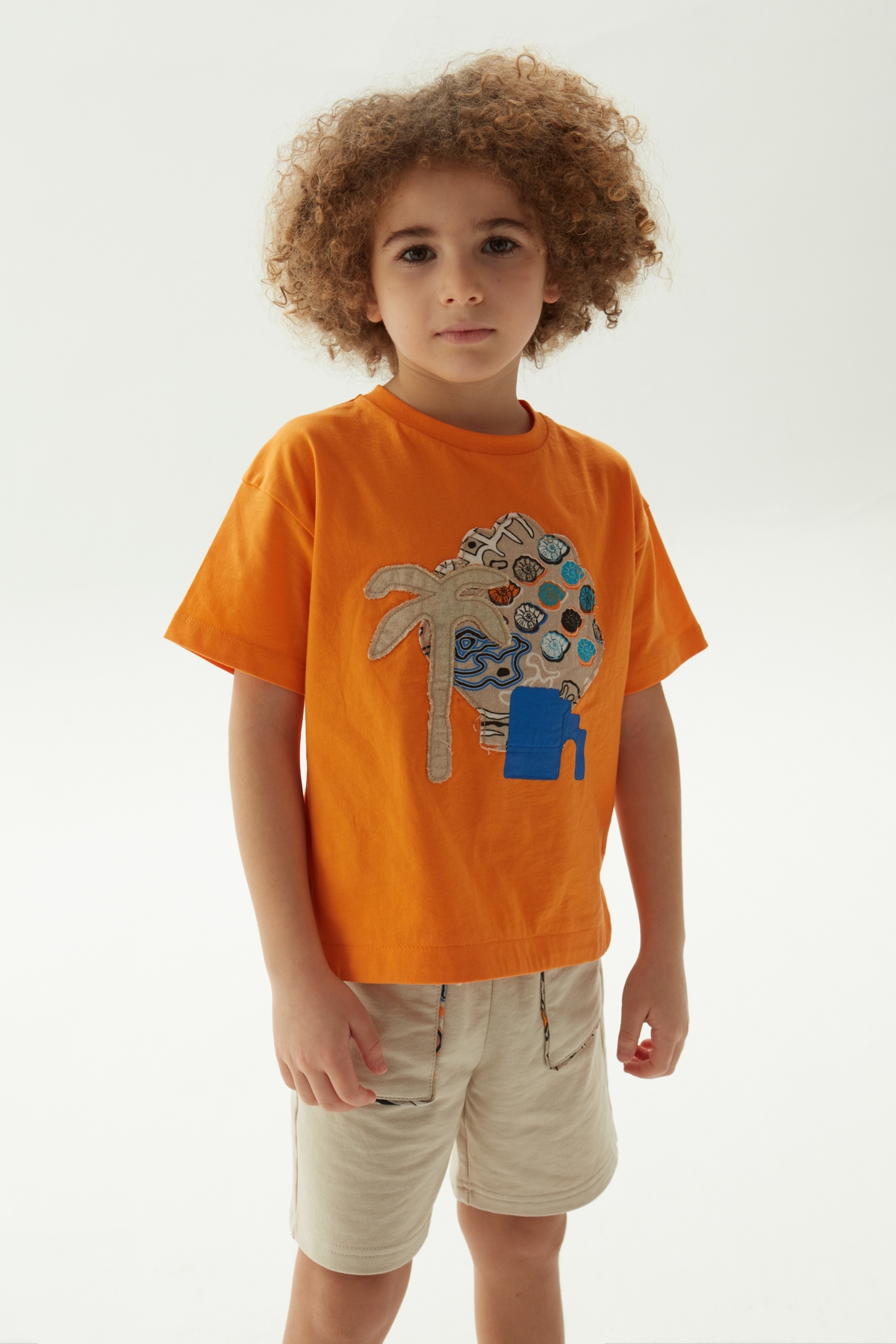 Erkek Çocuk Oranj T-Shirt