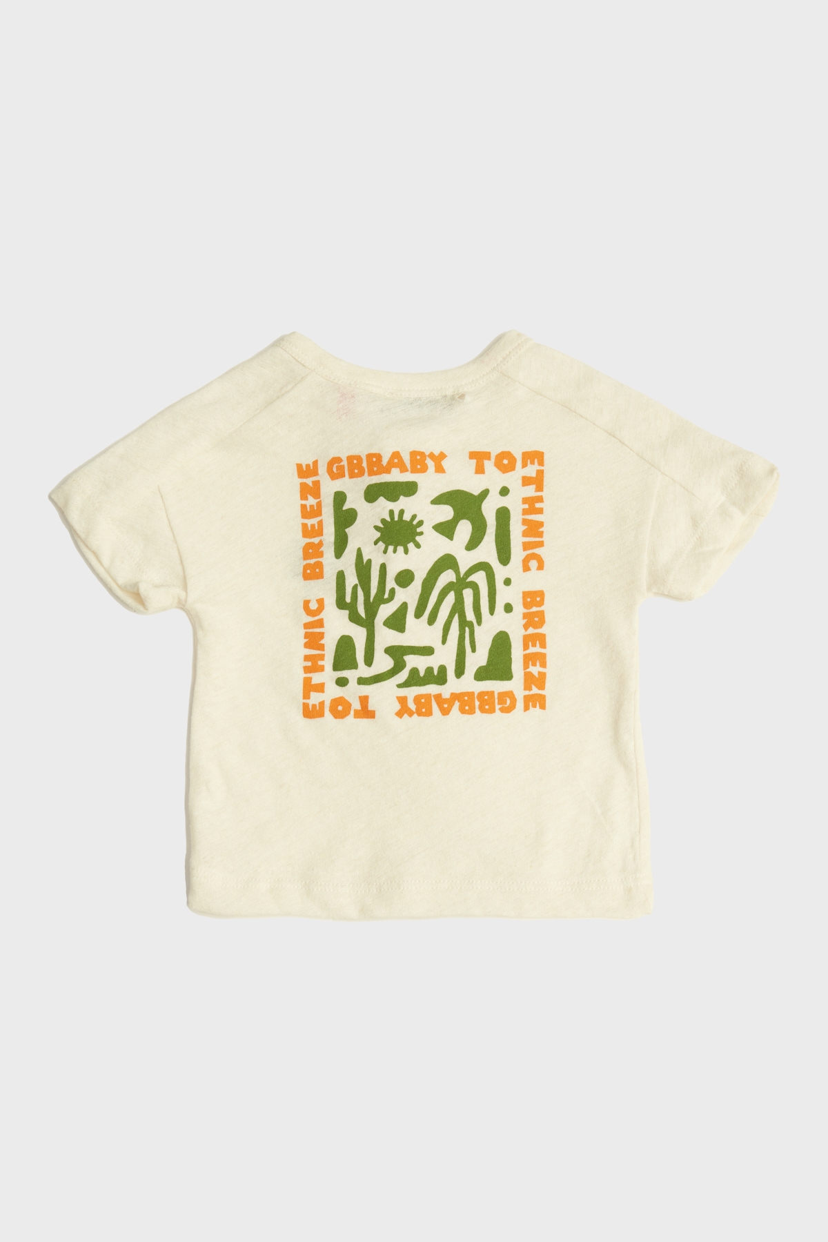 Erkek Bebek Ekru T-Shirt