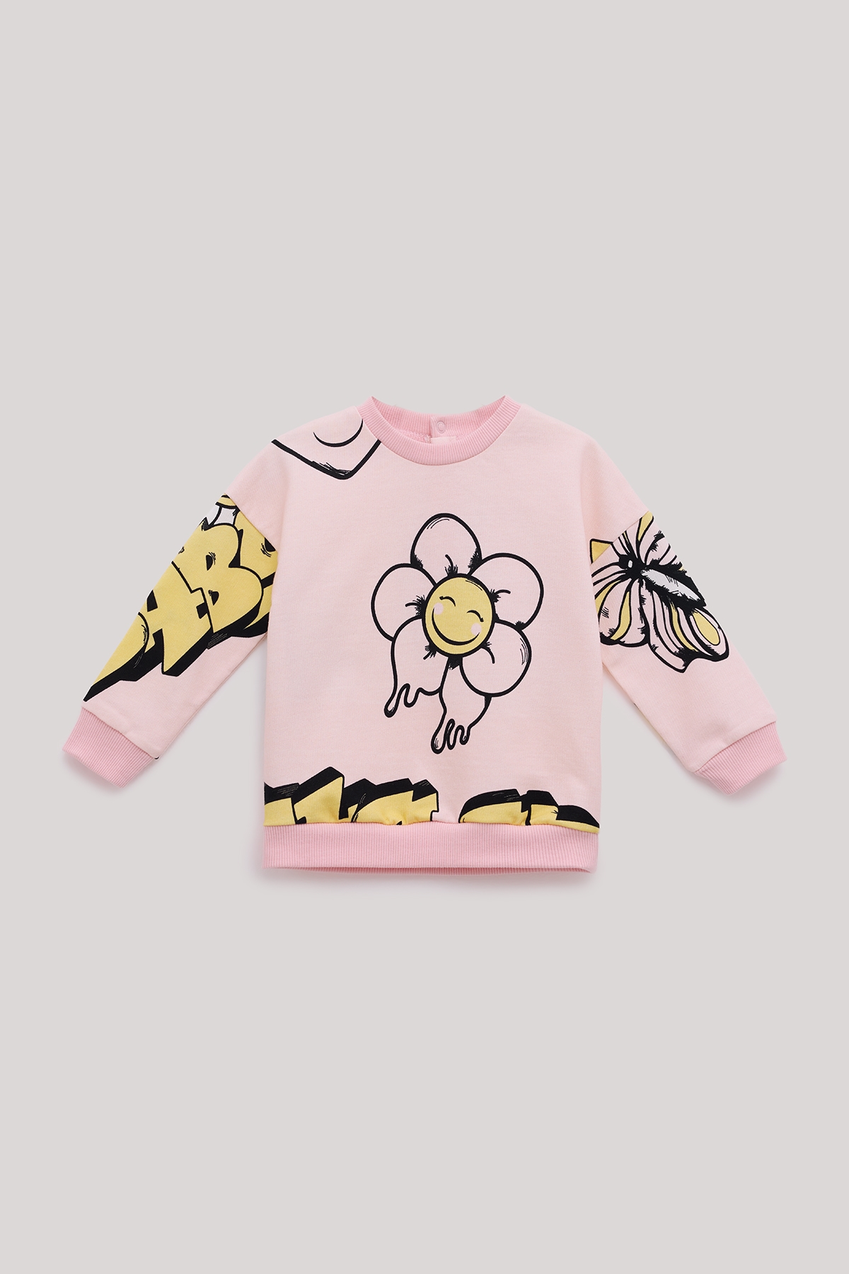 Kız Bebek Desenli Sweatshirt