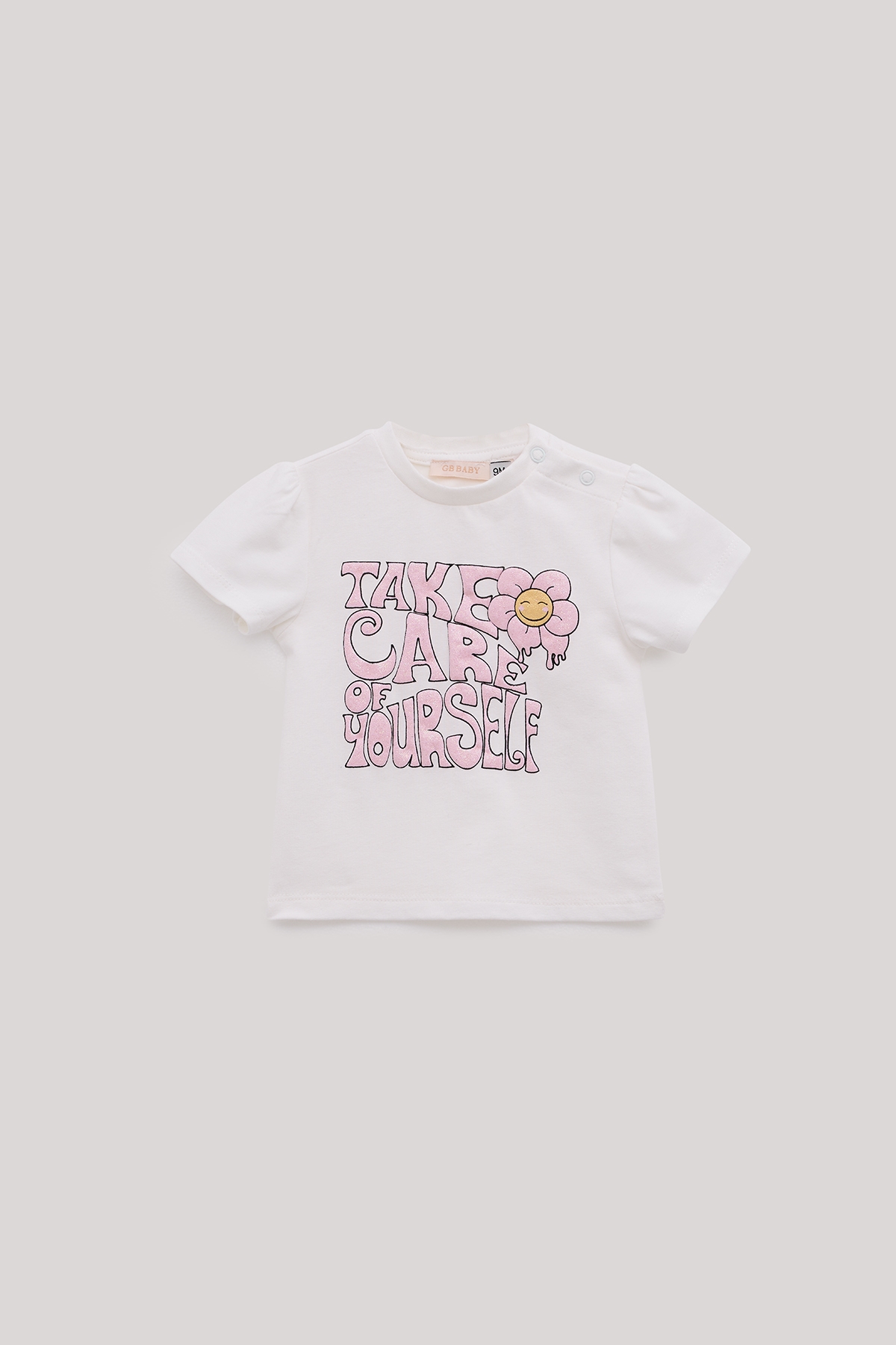 Kız Bebek Beyaz T-Shirt