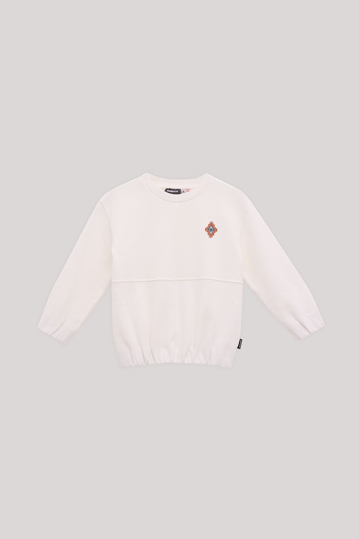 Erkek Çocuk Ekru Sweatshirt