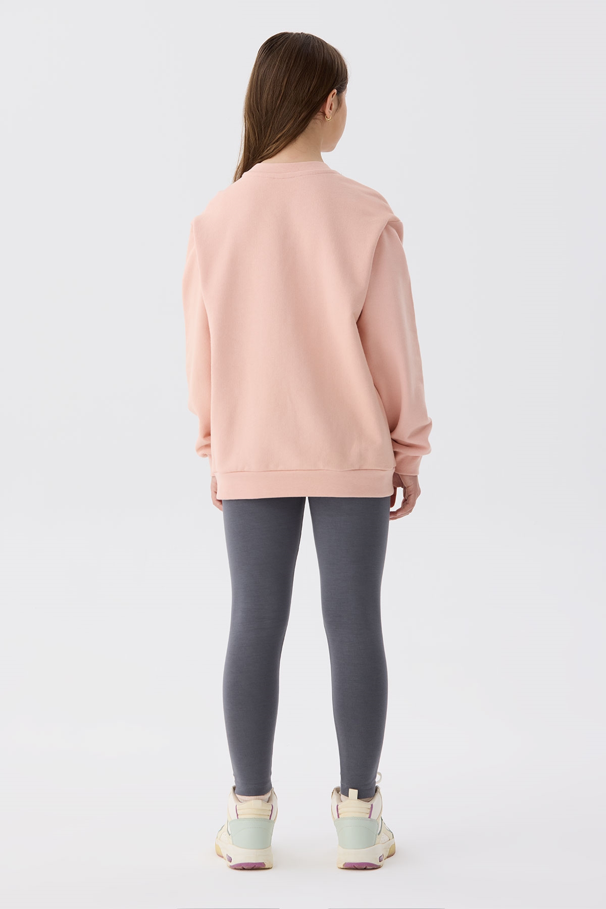 Kız Çocuk Pembe Sweatshirt