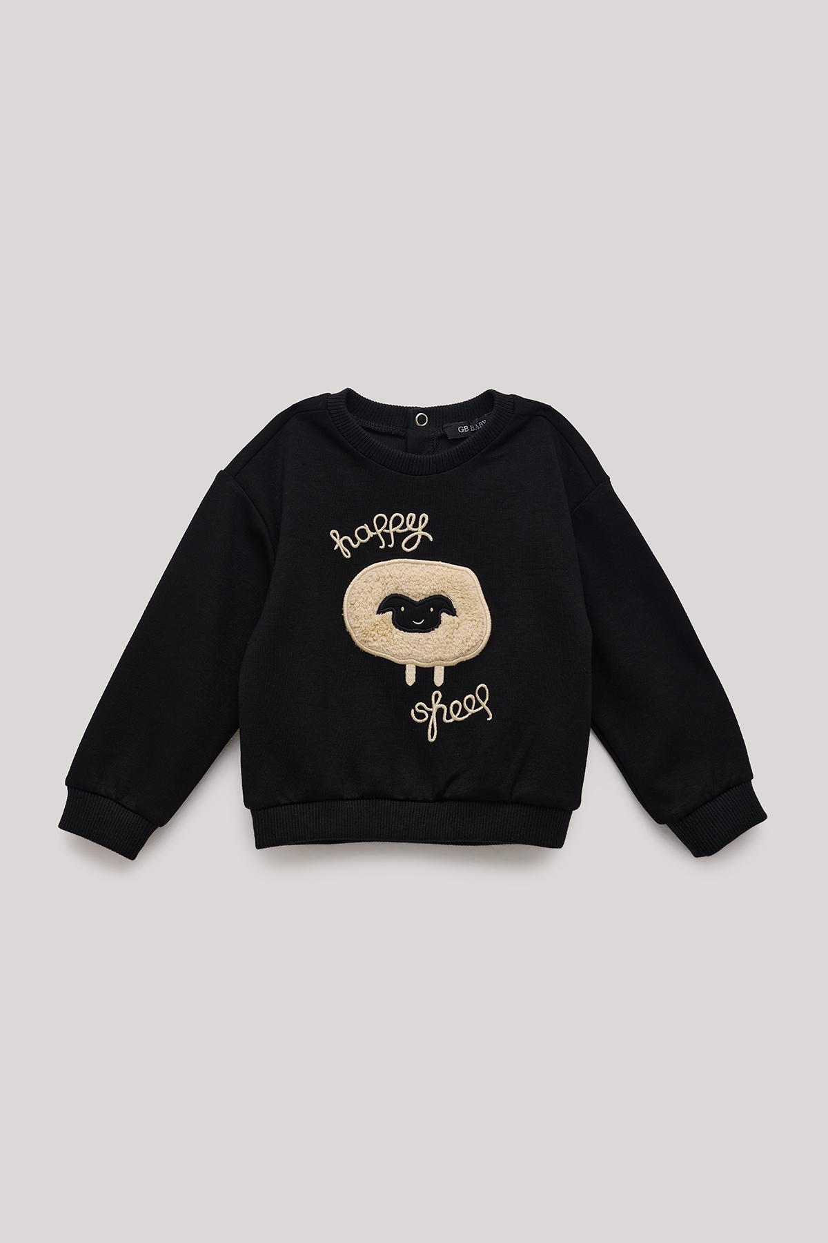 Erkek Bebek Siyah Sweatshirt