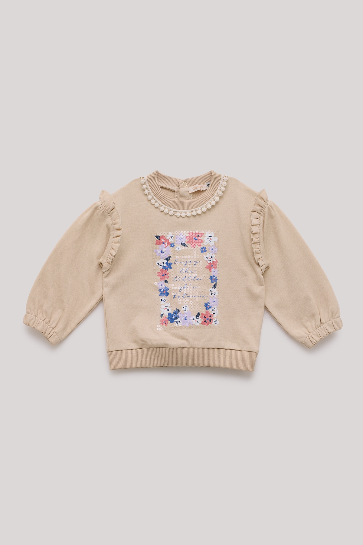 Kız Bebek Somon Sweatshirt