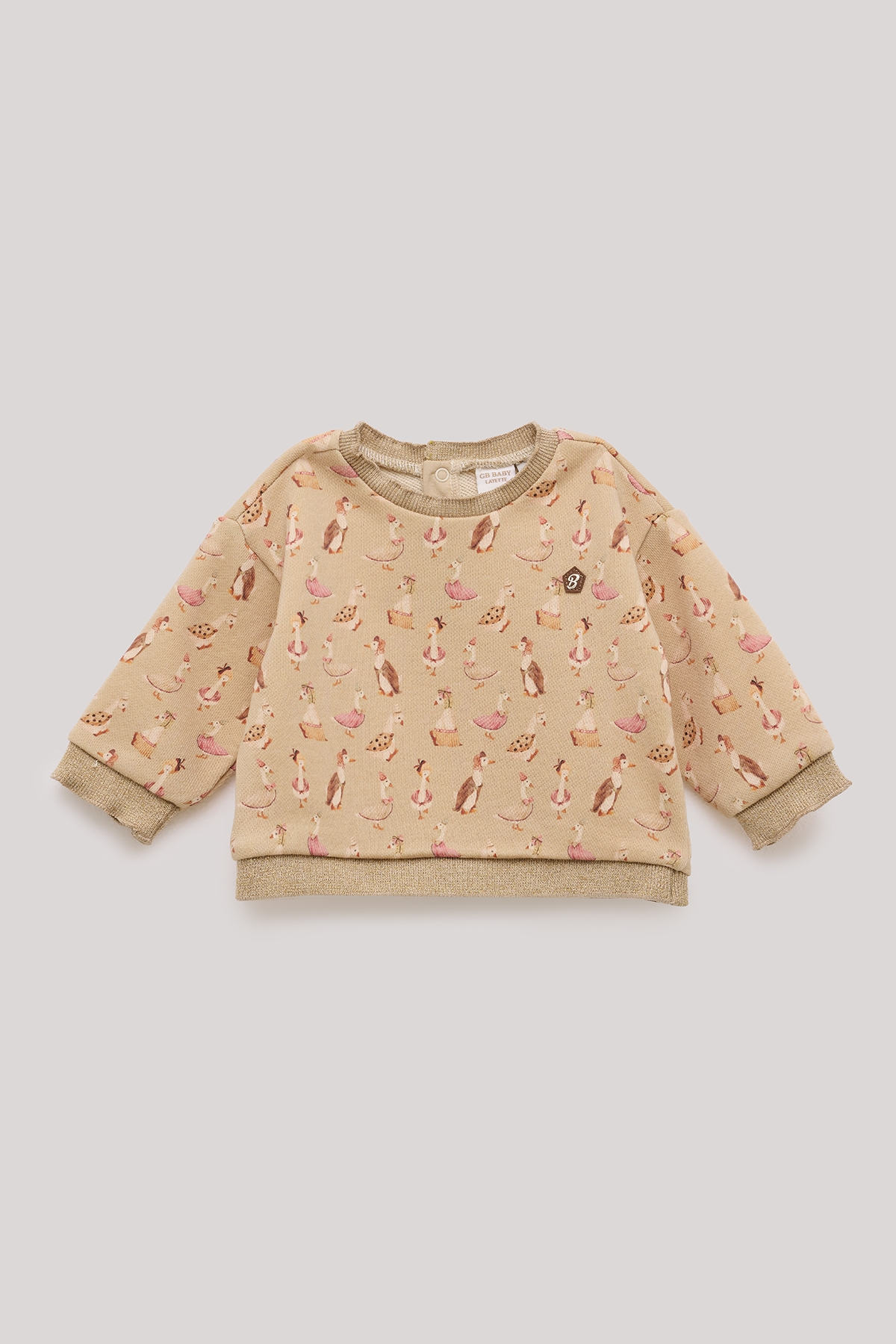 Kız Bebek Desenli Sweatshirt