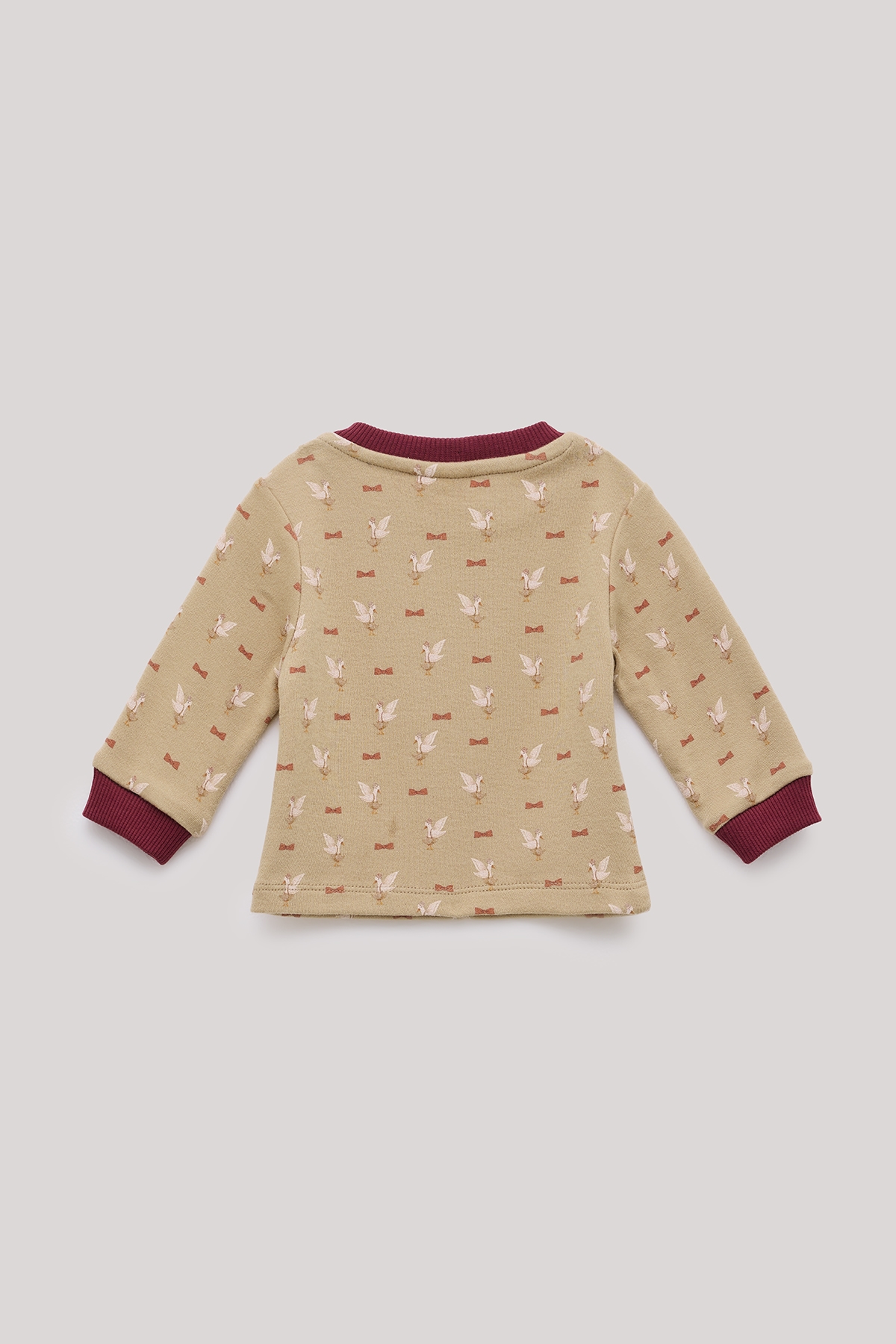 Erkek Bebek Desenli Sweatshirt 