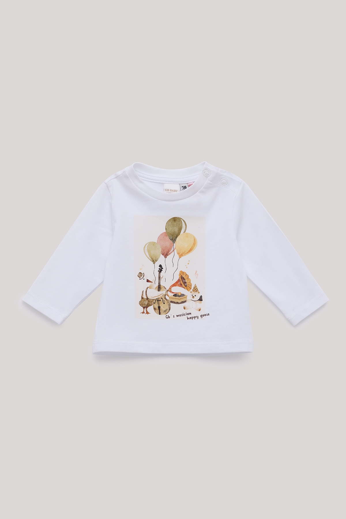 Erkek Bebek Ekru T-Shirt